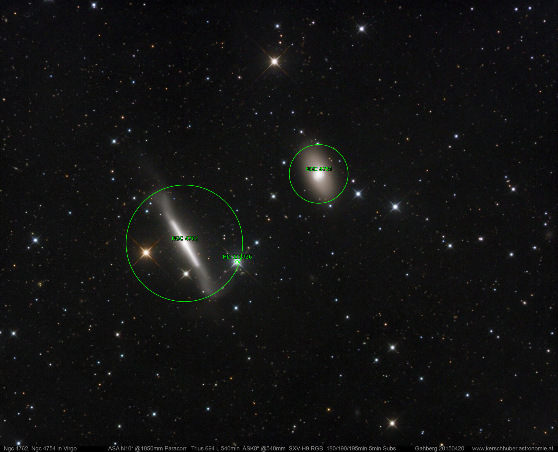 Sternkarten-Overlay (Astrometry.net)