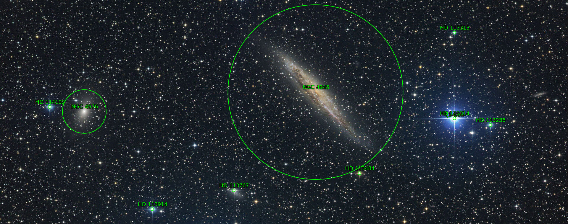 Sternkarten-Overlay (Astrometry.net)