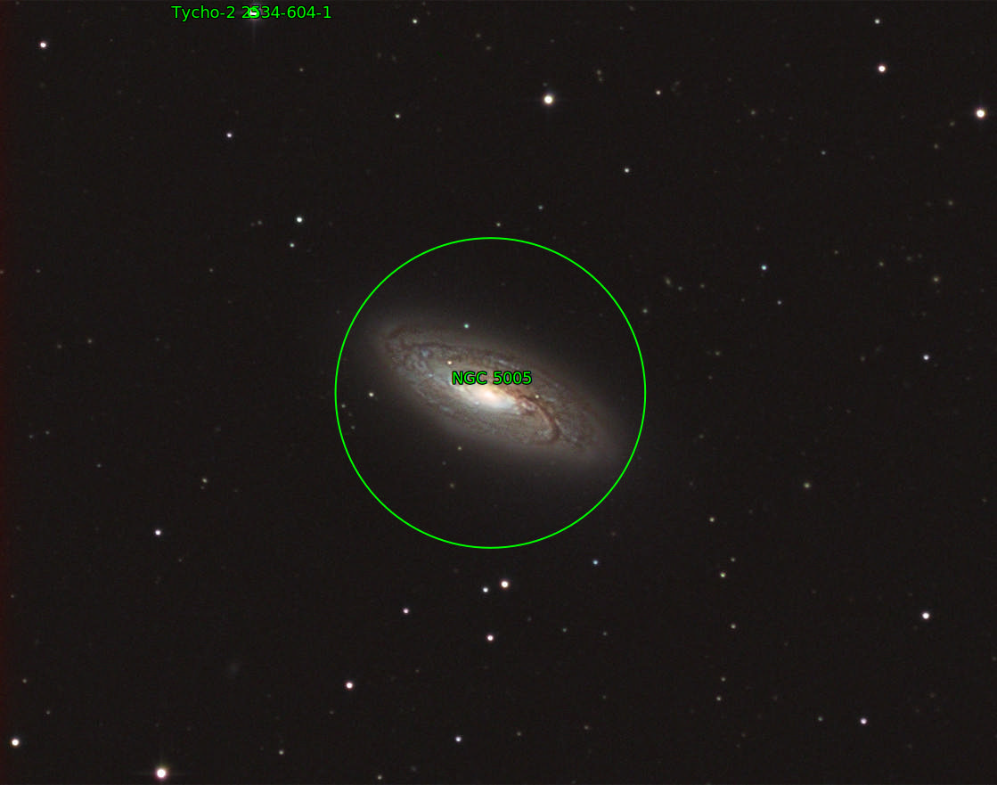 Sternkarten-Overlay (Astrometry.net)