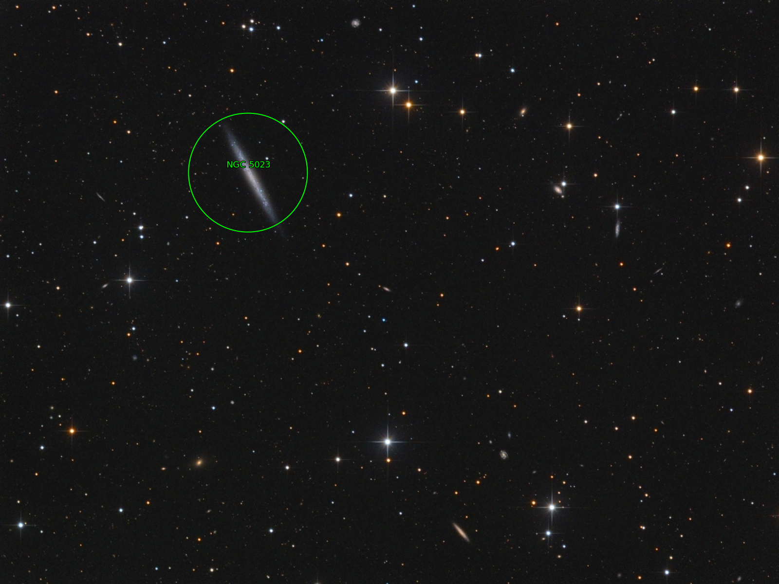 Sternkarten-Overlay (Astrometry.net)