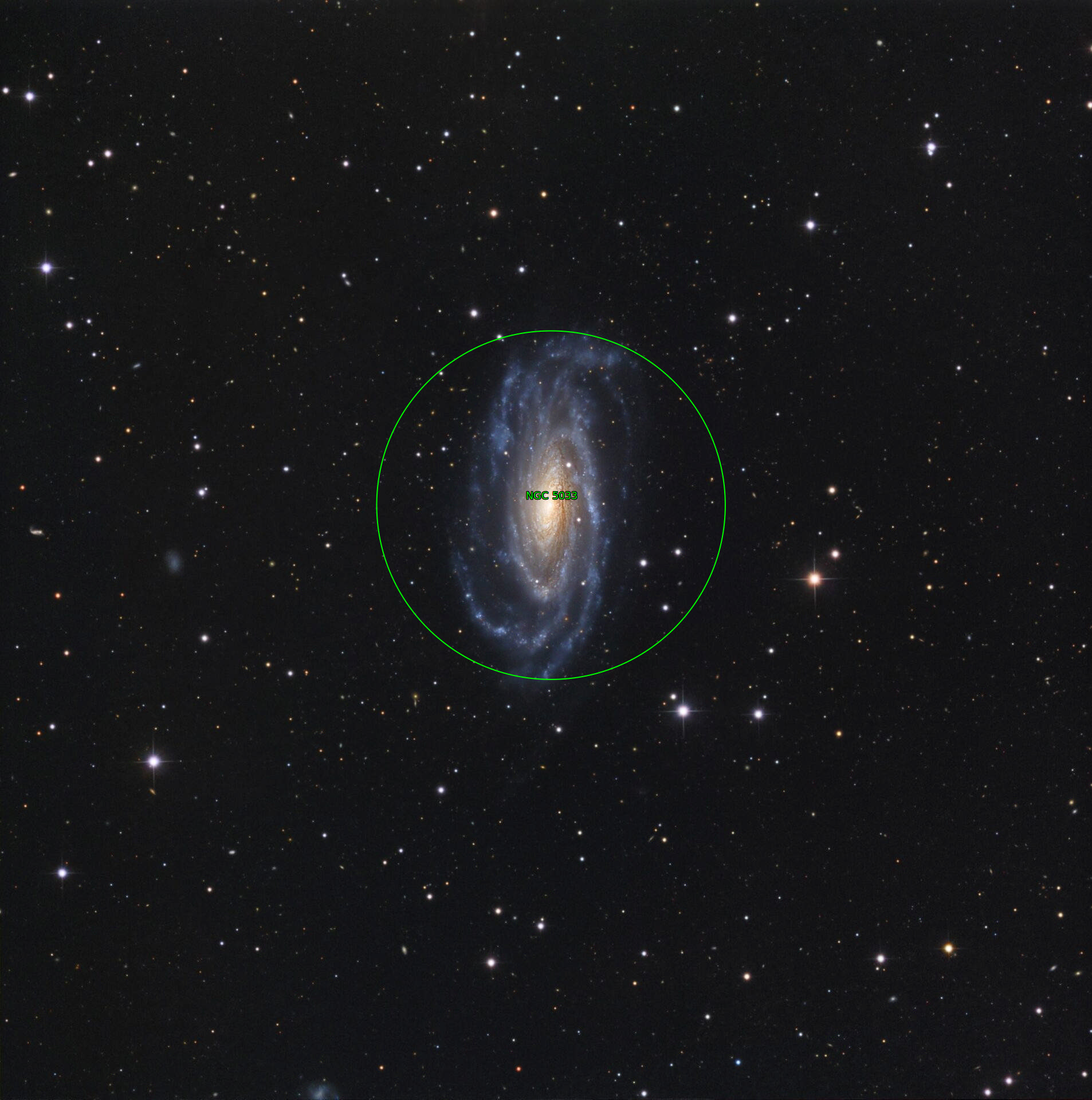 Sternkarten-Overlay (Astrometry.net)