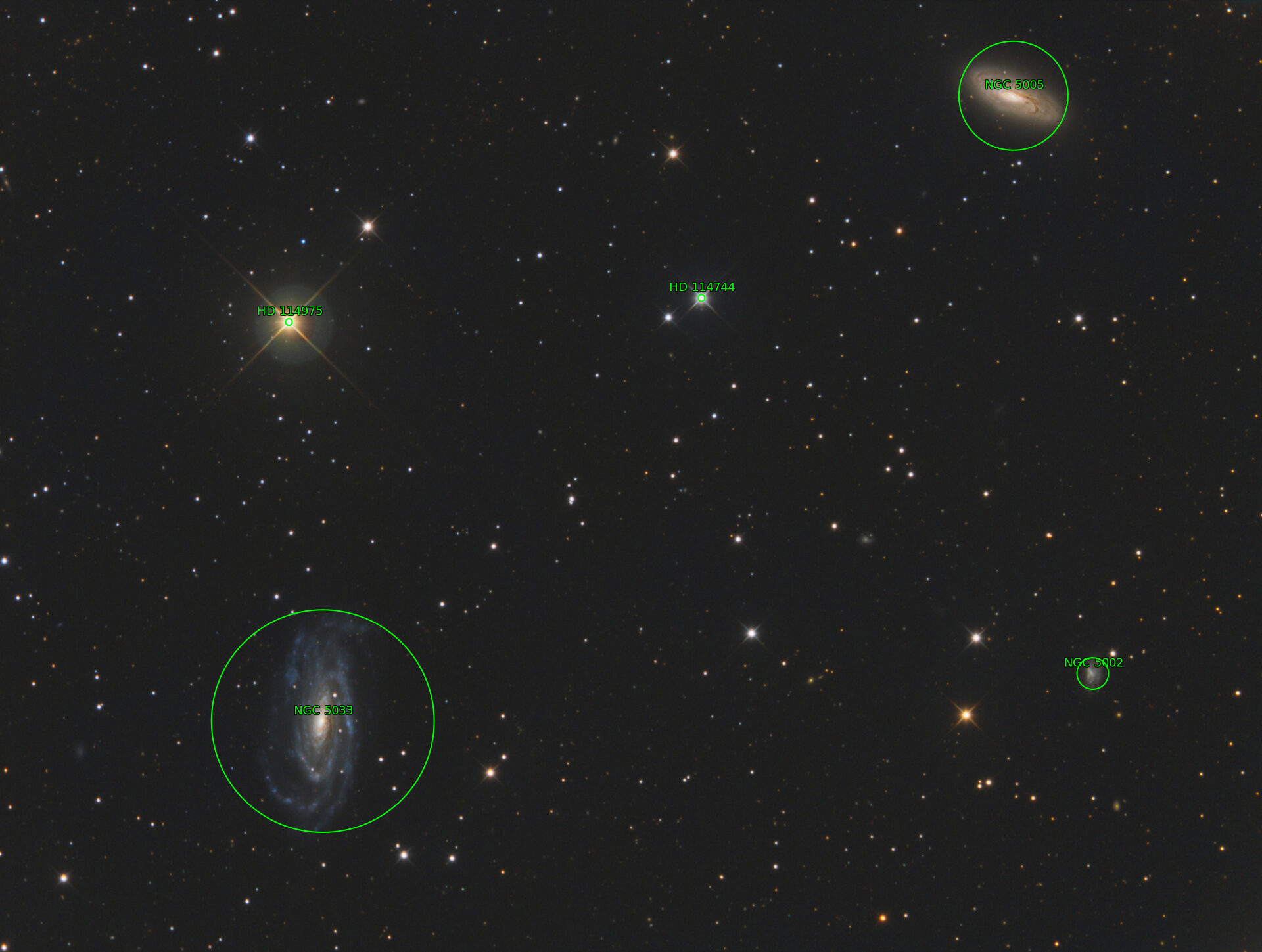 Sternkarten-Overlay (Astrometry.net)