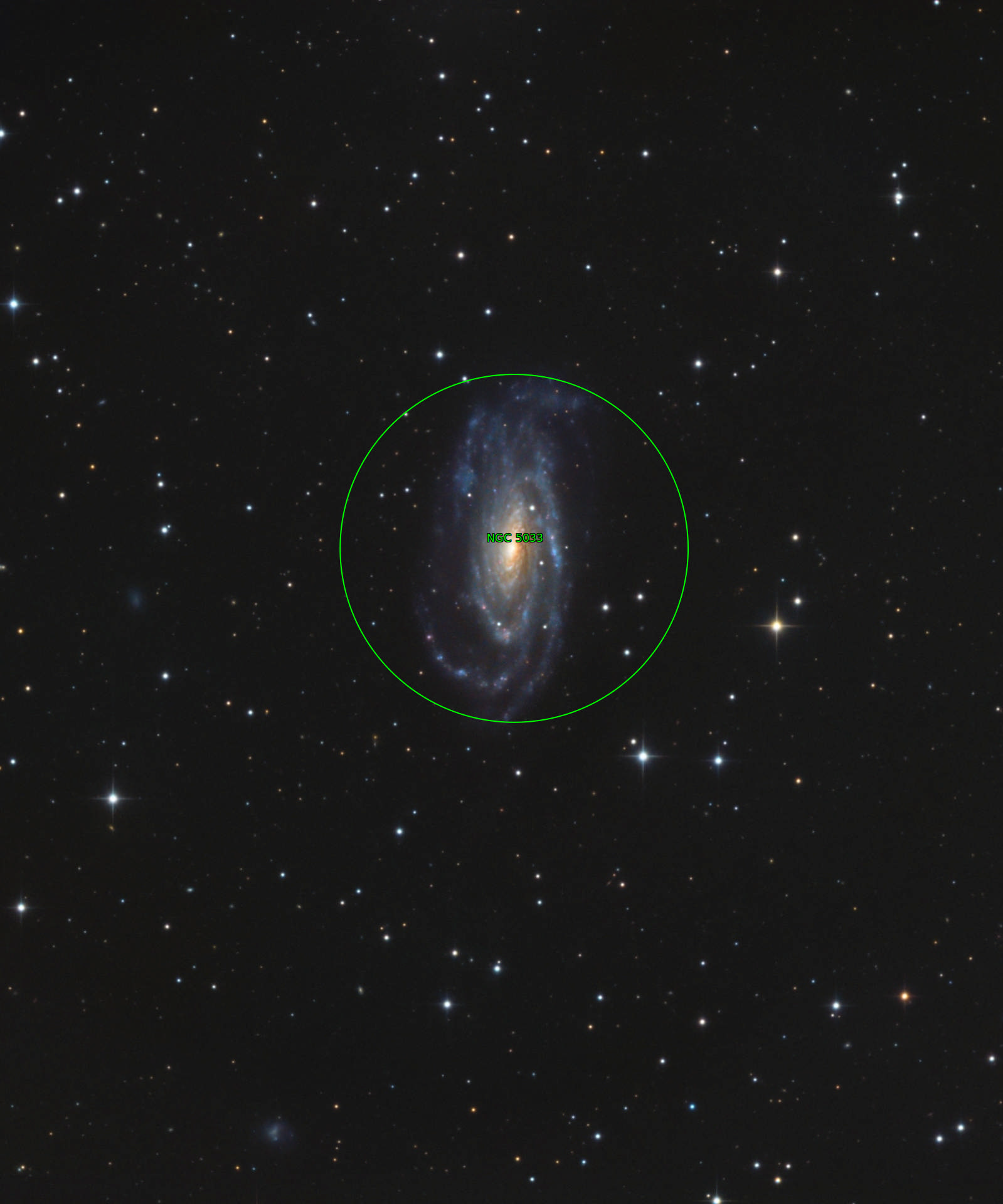 Sternkarten-Overlay (Astrometry.net)