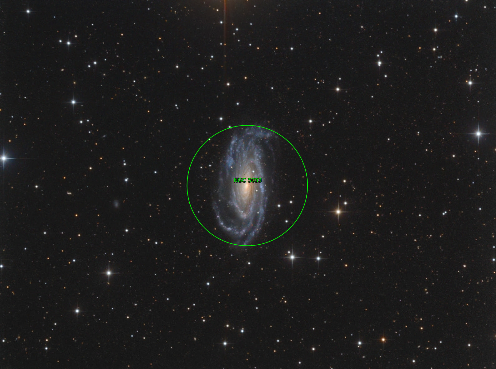 Sternkarten-Overlay (Astrometry.net)