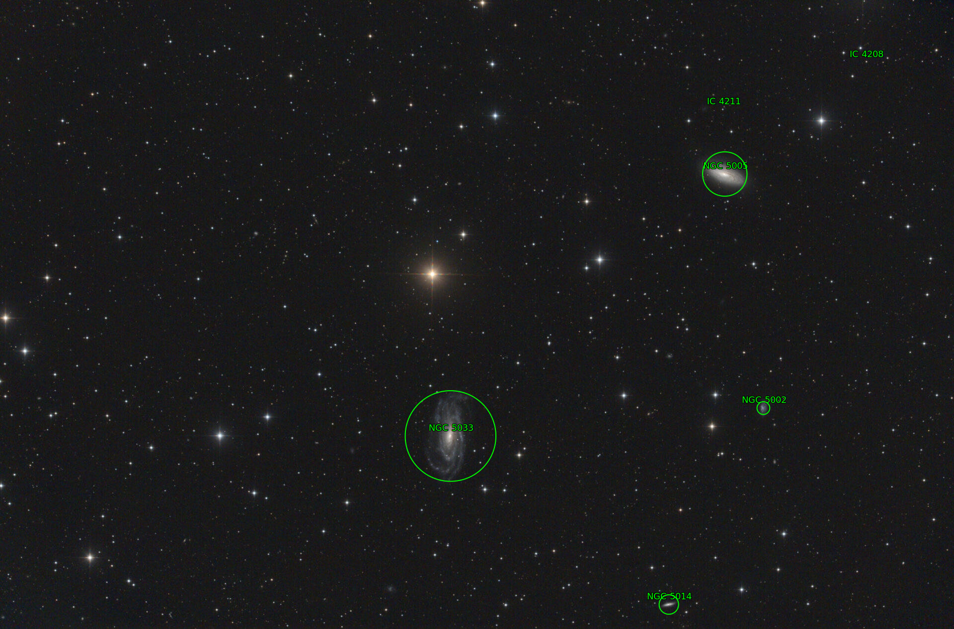 Sternkarten-Overlay (Astrometry.net)