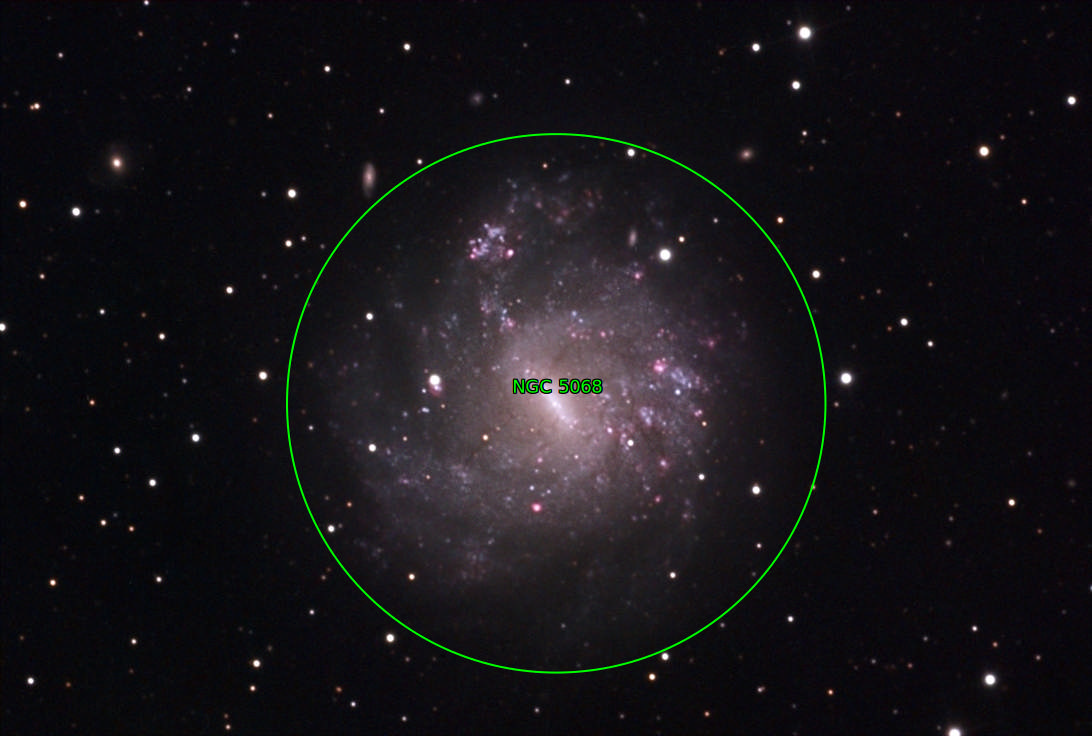 Sternkarten-Overlay (Astrometry.net)