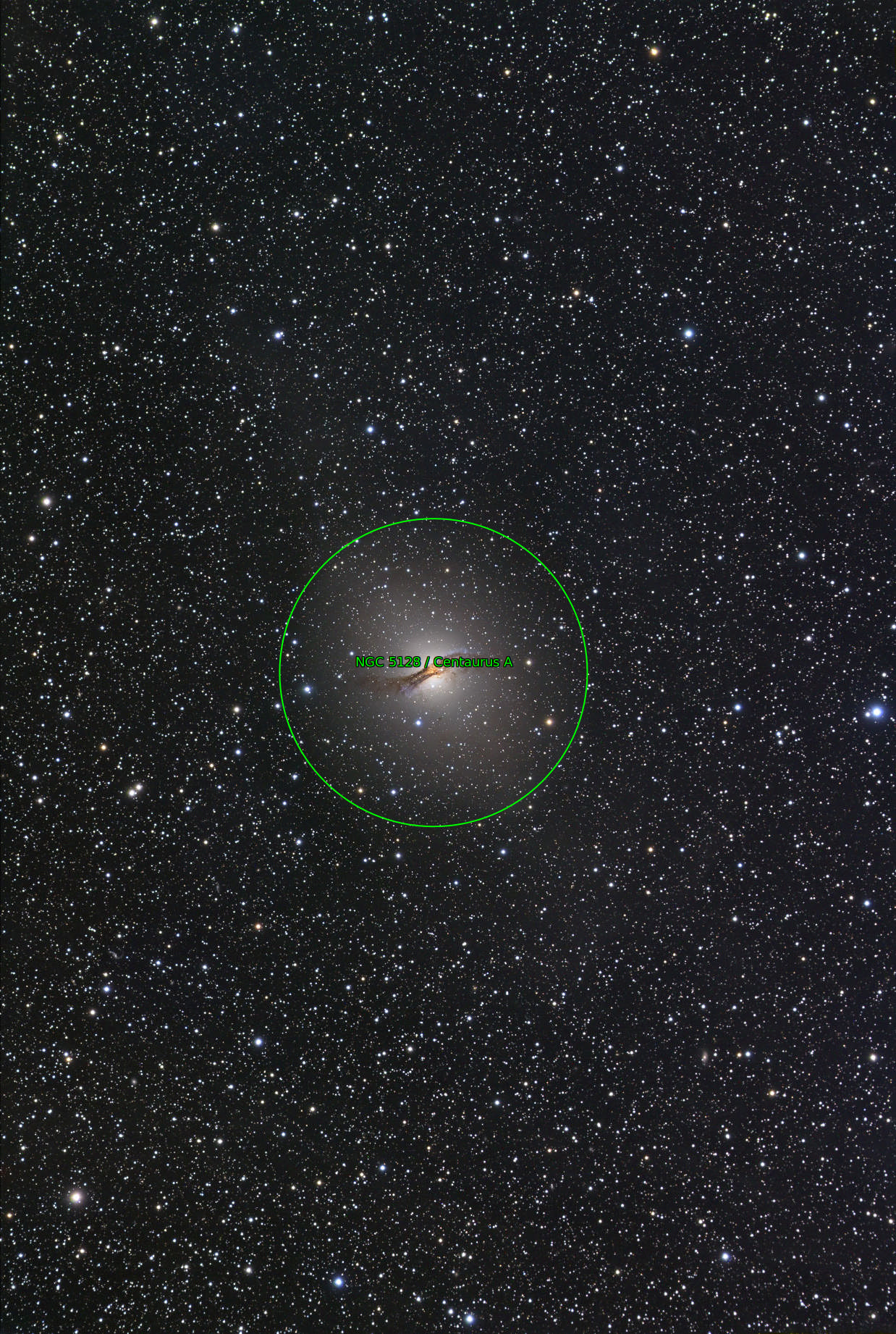 Sternkarten-Overlay (Astrometry.net)