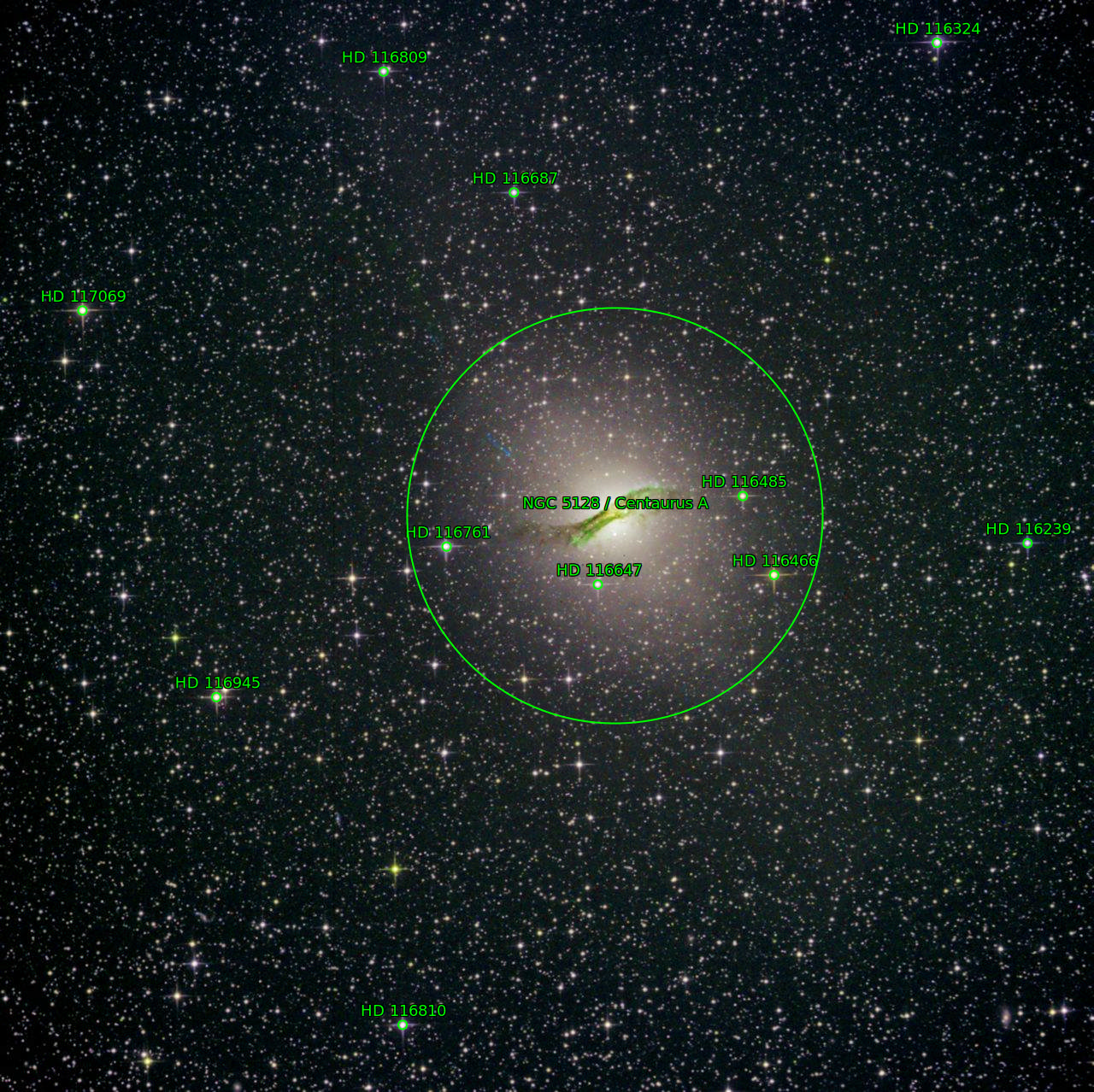 Sternkarten-Overlay (Astrometry.net)