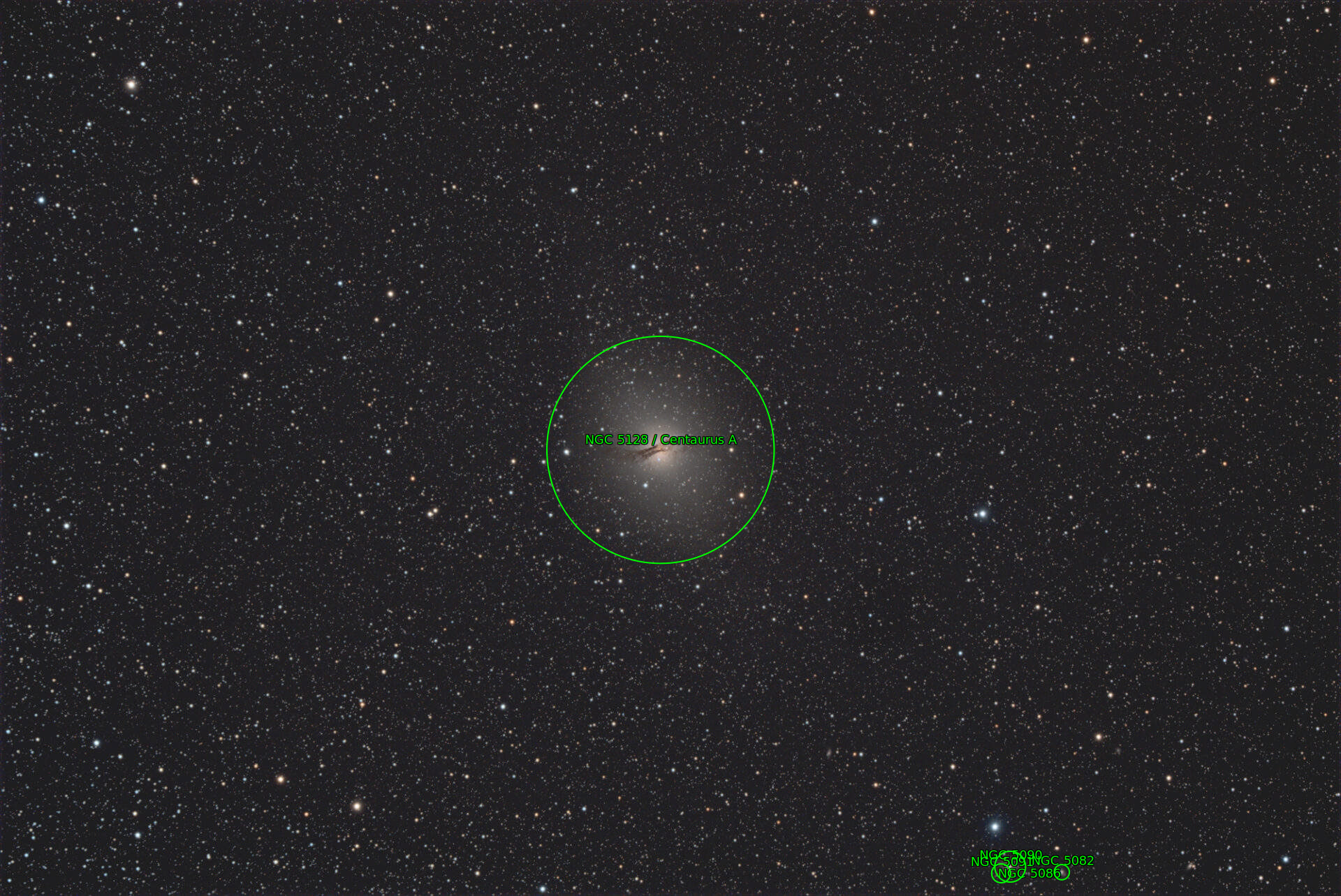 Sternkarten-Overlay (Astrometry.net)