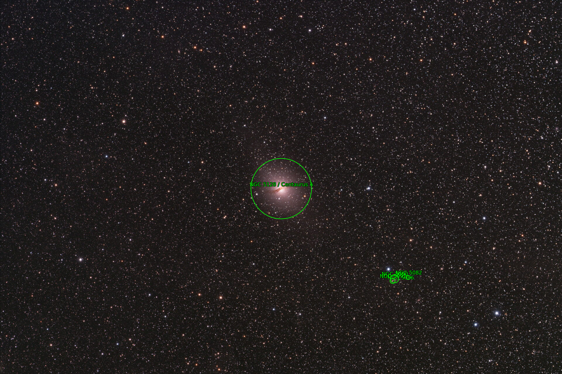 Sternkarten-Overlay (Astrometry.net)