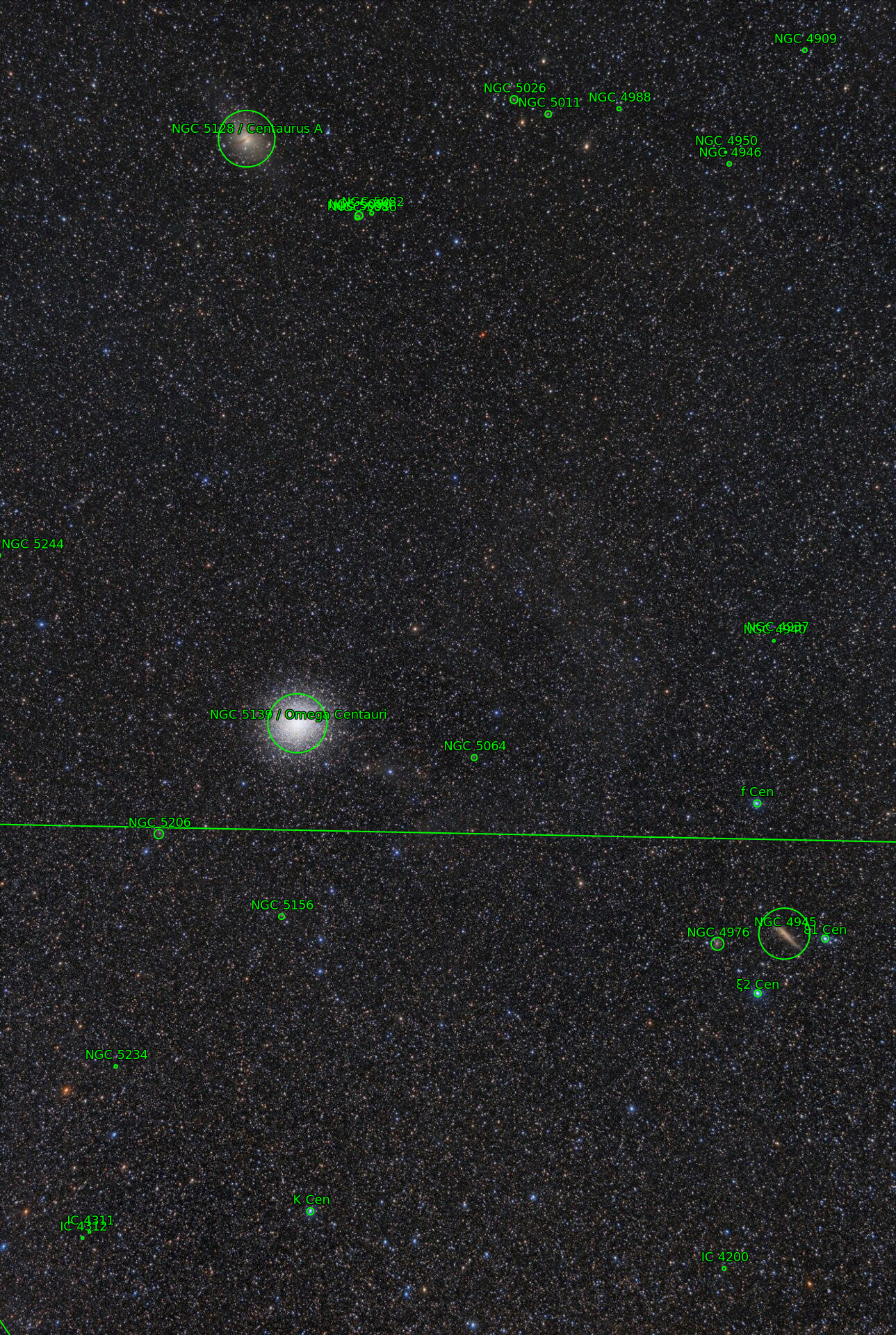 Sternkarten-Overlay (Astrometry.net)