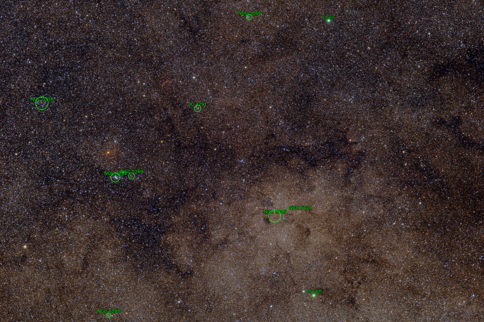 Sternkarten-Overlay (Astrometry.net)