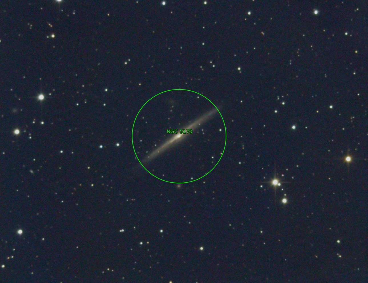 Sternkarten-Overlay (Astrometry.net)