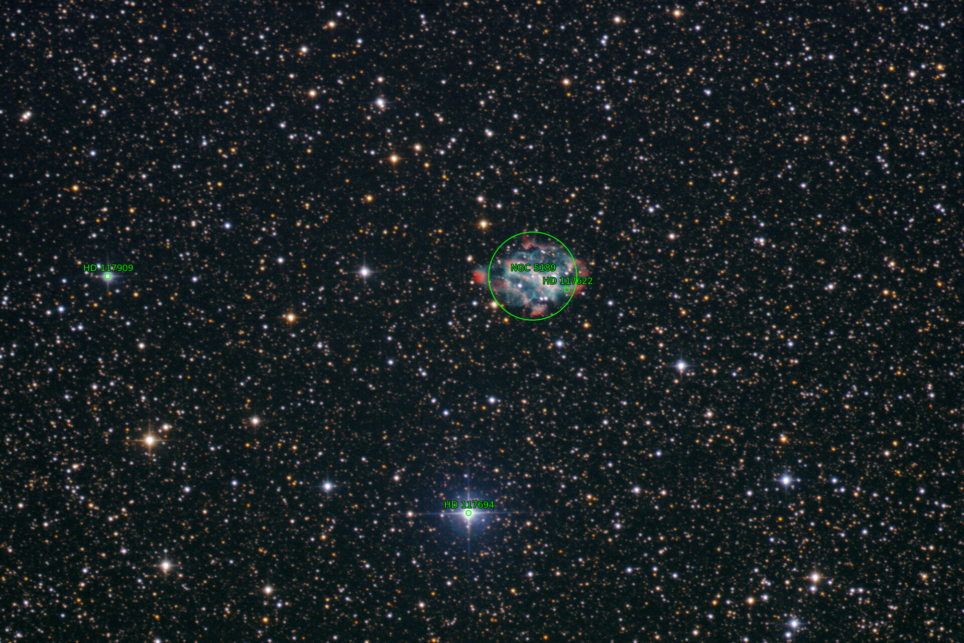 Sternkarten-Overlay (Astrometry.net)