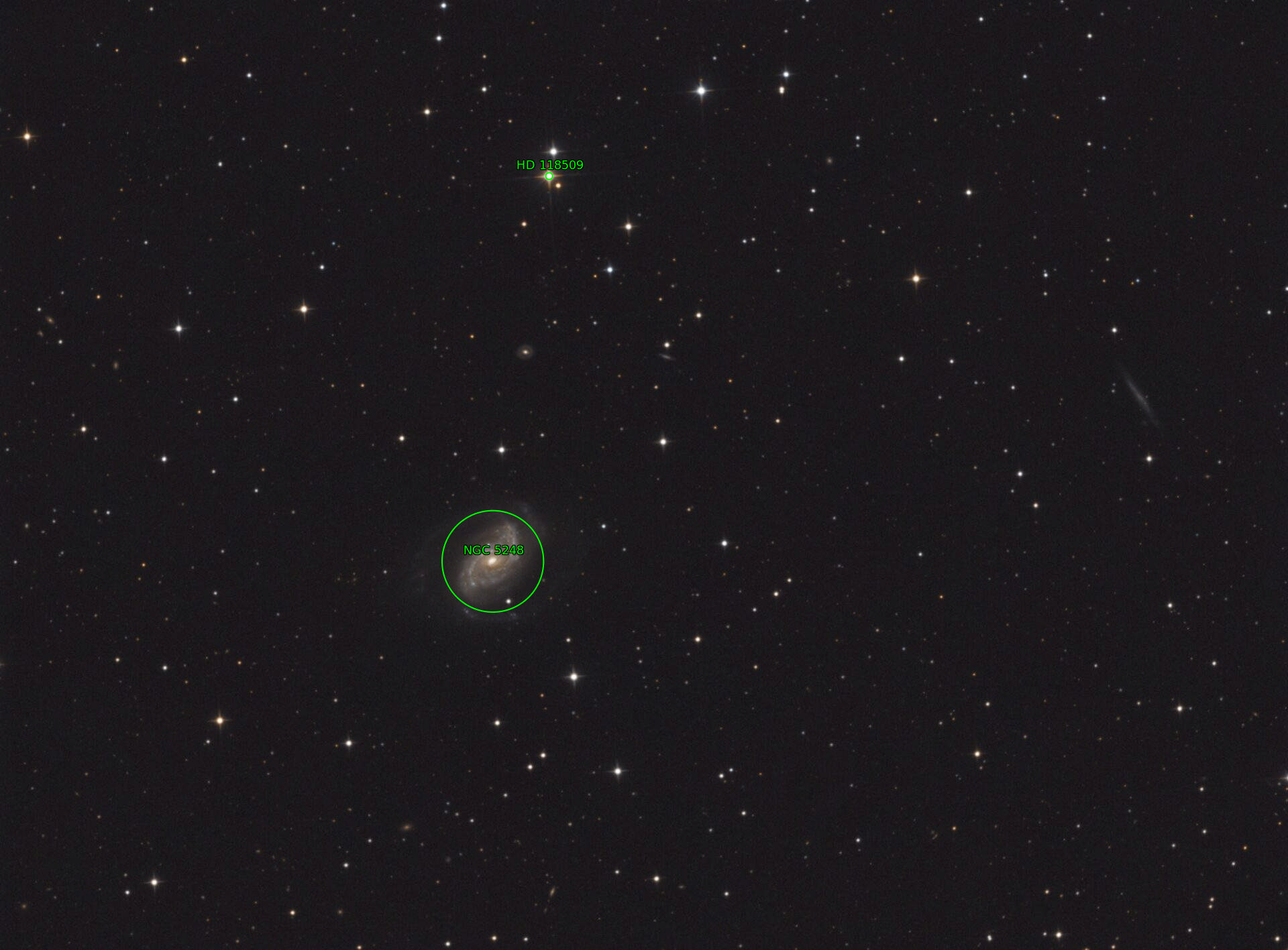 Sternkarten-Overlay (Astrometry.net)