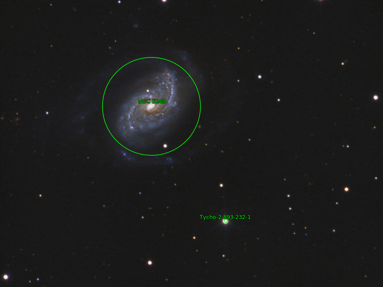 Sternkarten-Overlay (Astrometry.net)