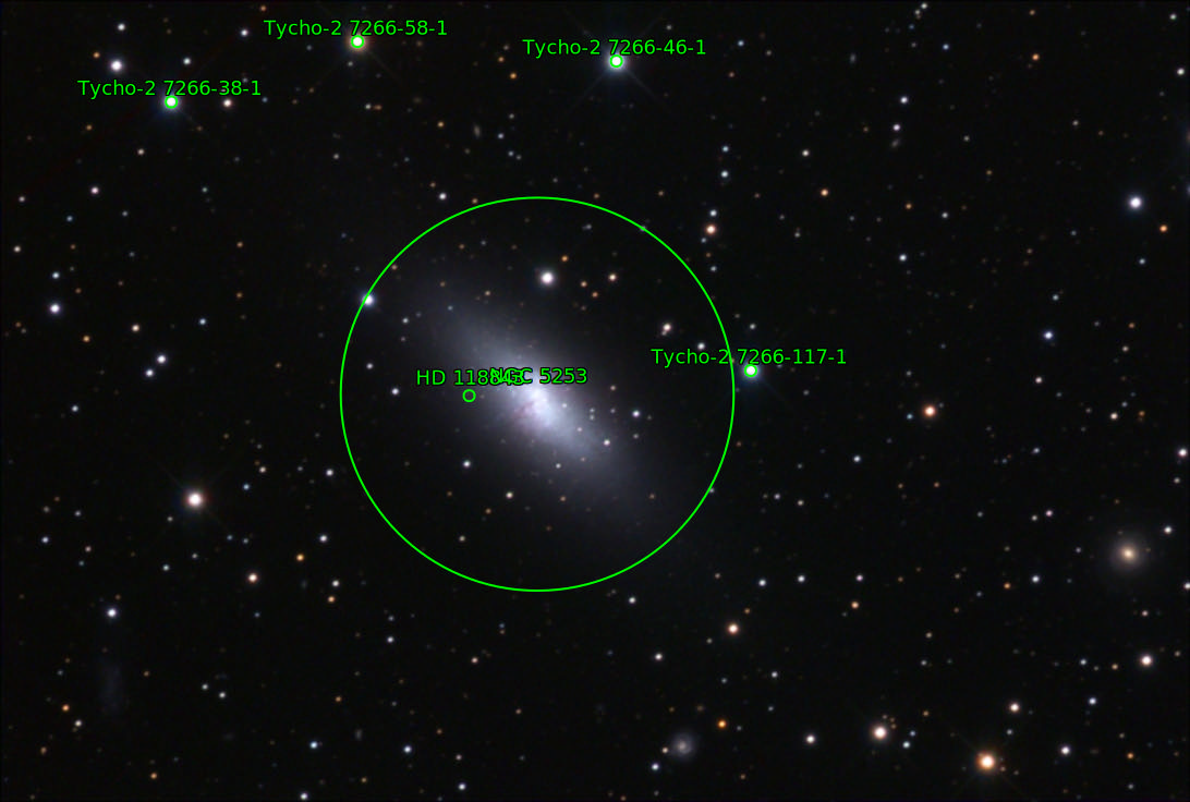Sternkarten-Overlay (Astrometry.net)
