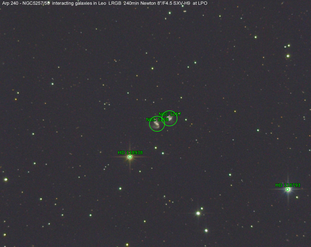 Sternkarten-Overlay (Astrometry.net)