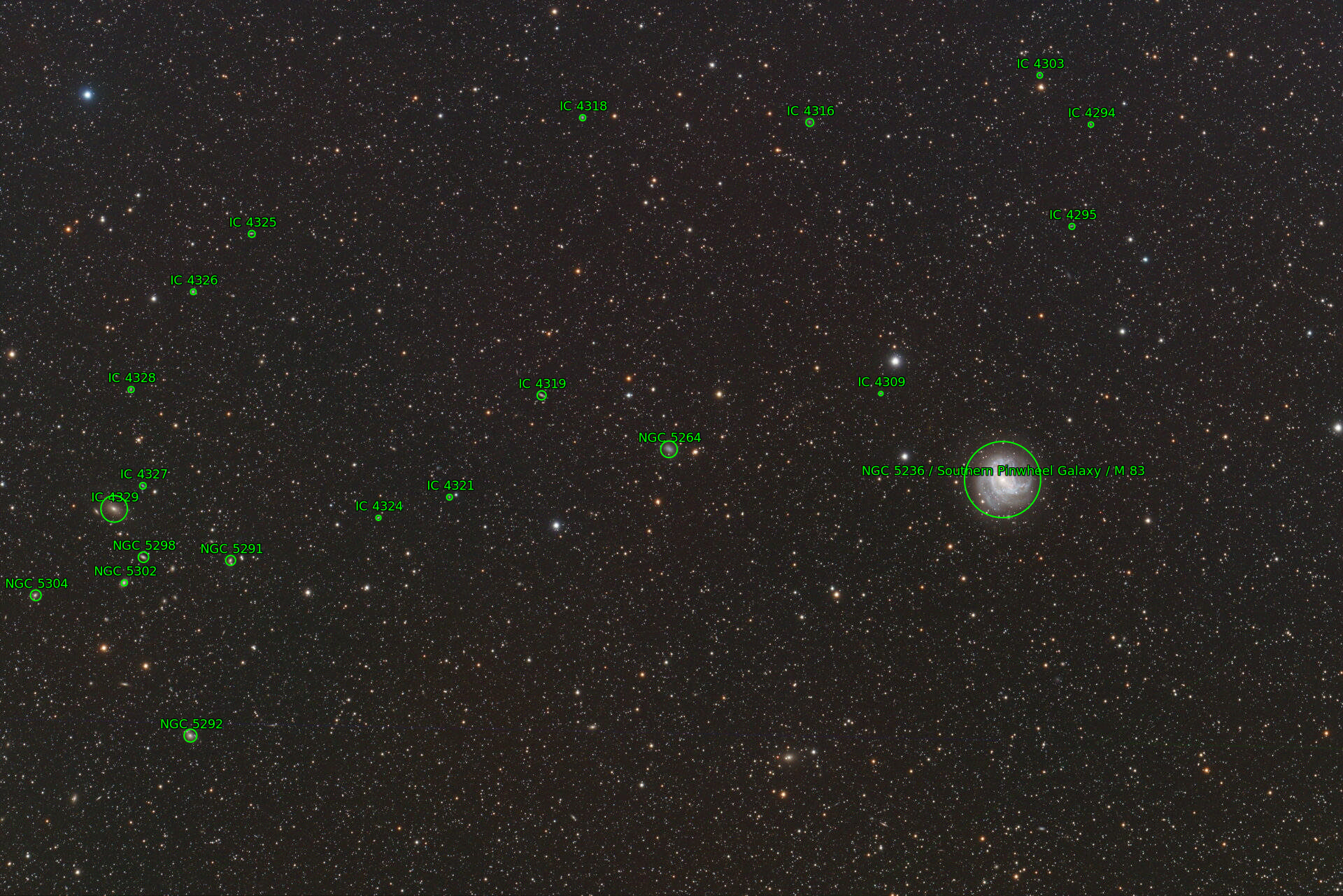 Sternkarten-Overlay (Astrometry.net)