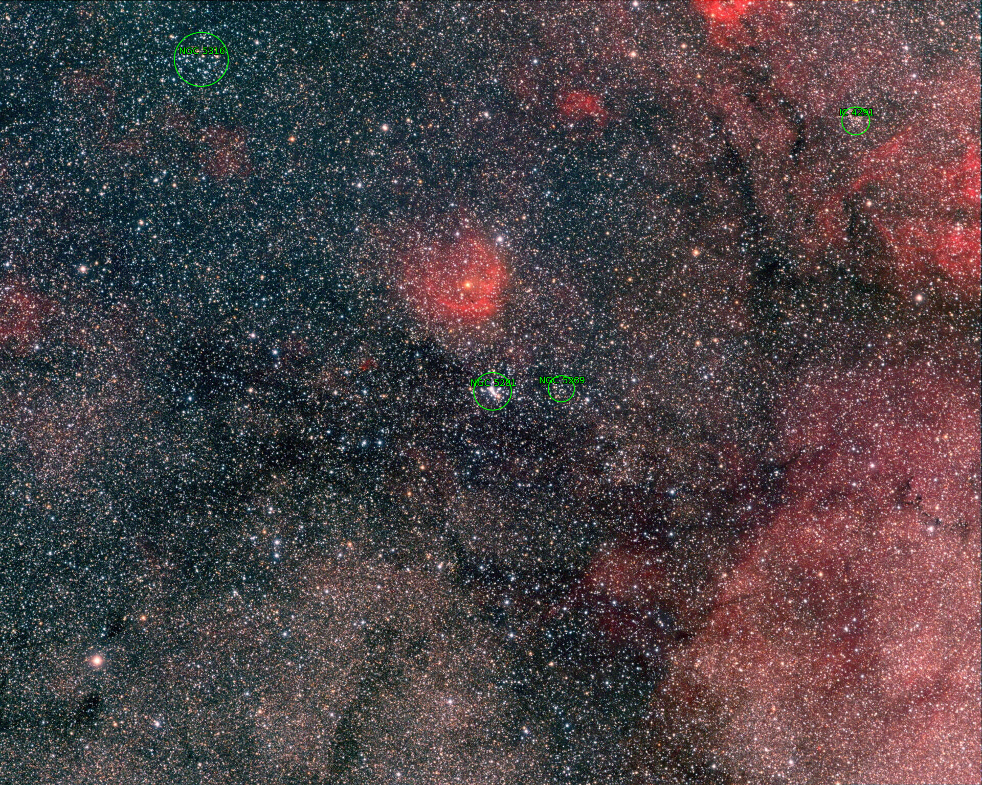 Sternkarten-Overlay (Astrometry.net)