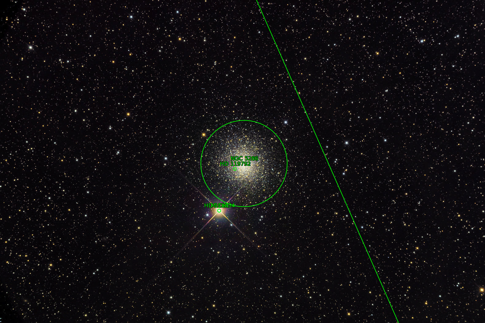 Sternkarten-Overlay (Astrometry.net)