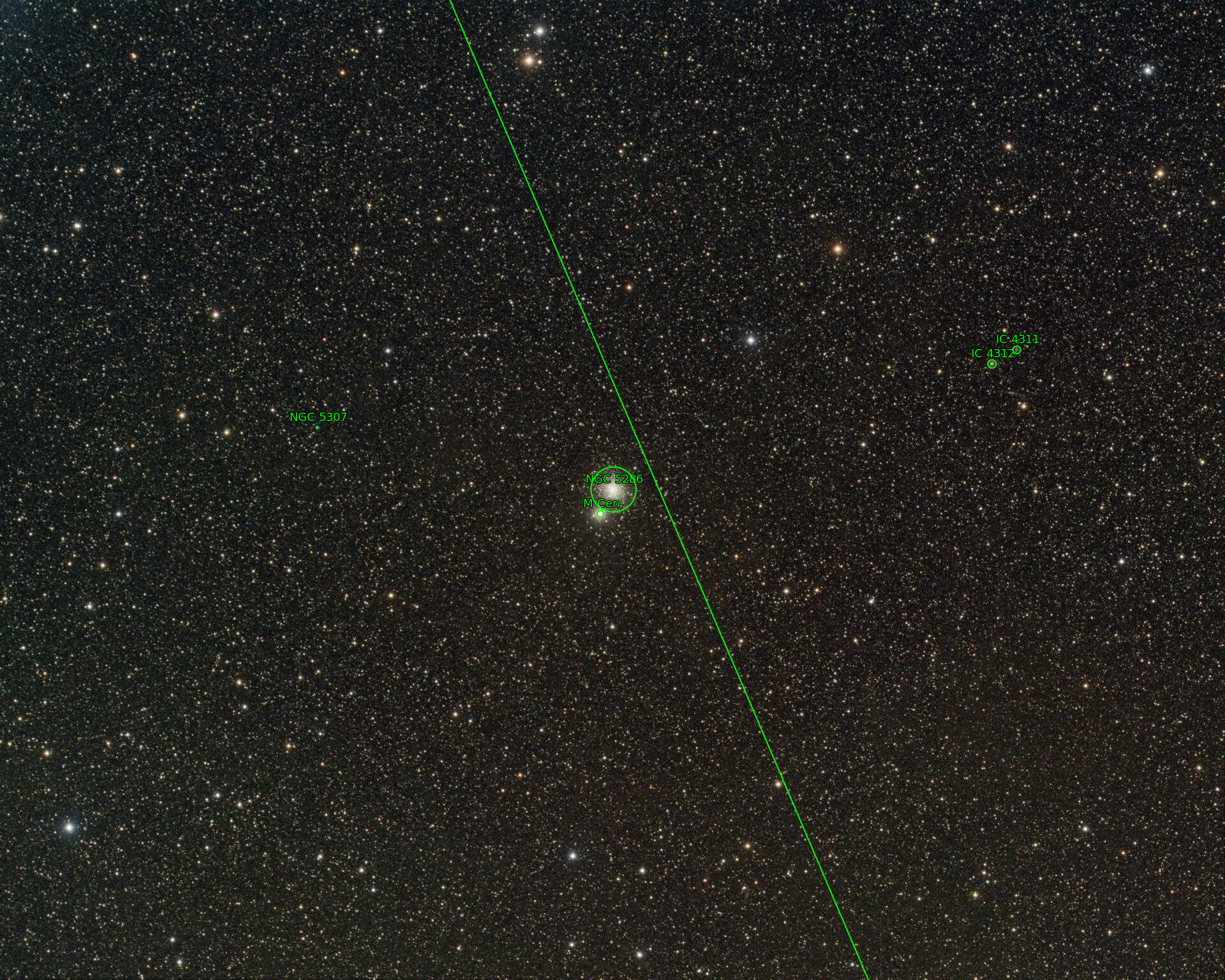 Sternkarten-Overlay (Astrometry.net)