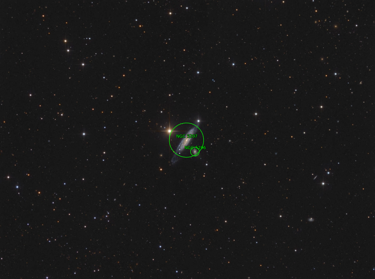 Sternkarten-Overlay (Astrometry.net)