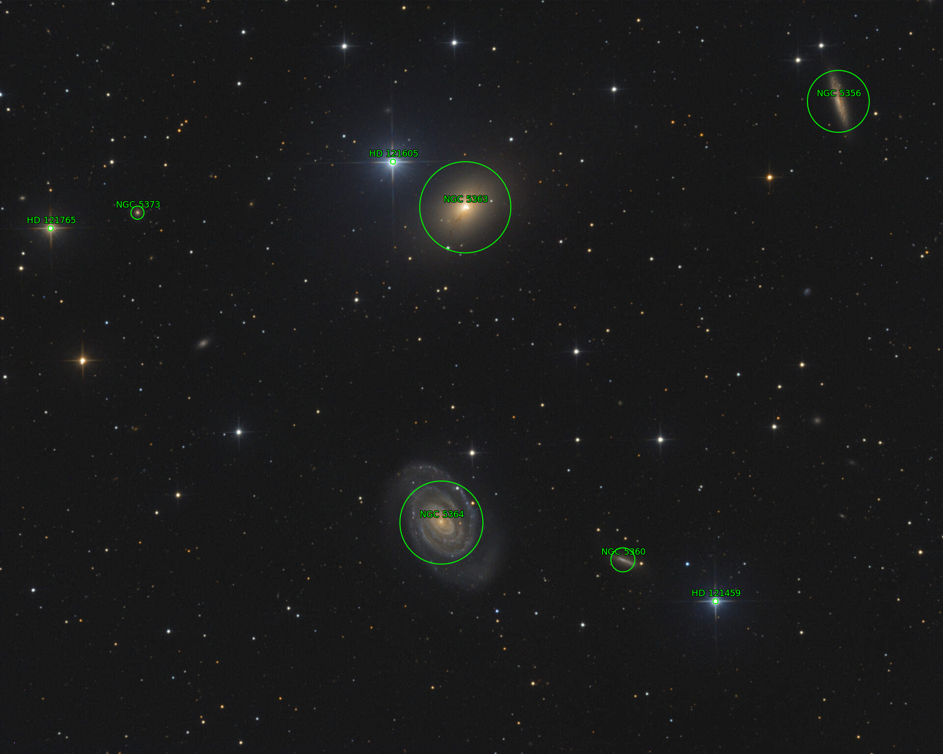 Sternkarten-Overlay (Astrometry.net)