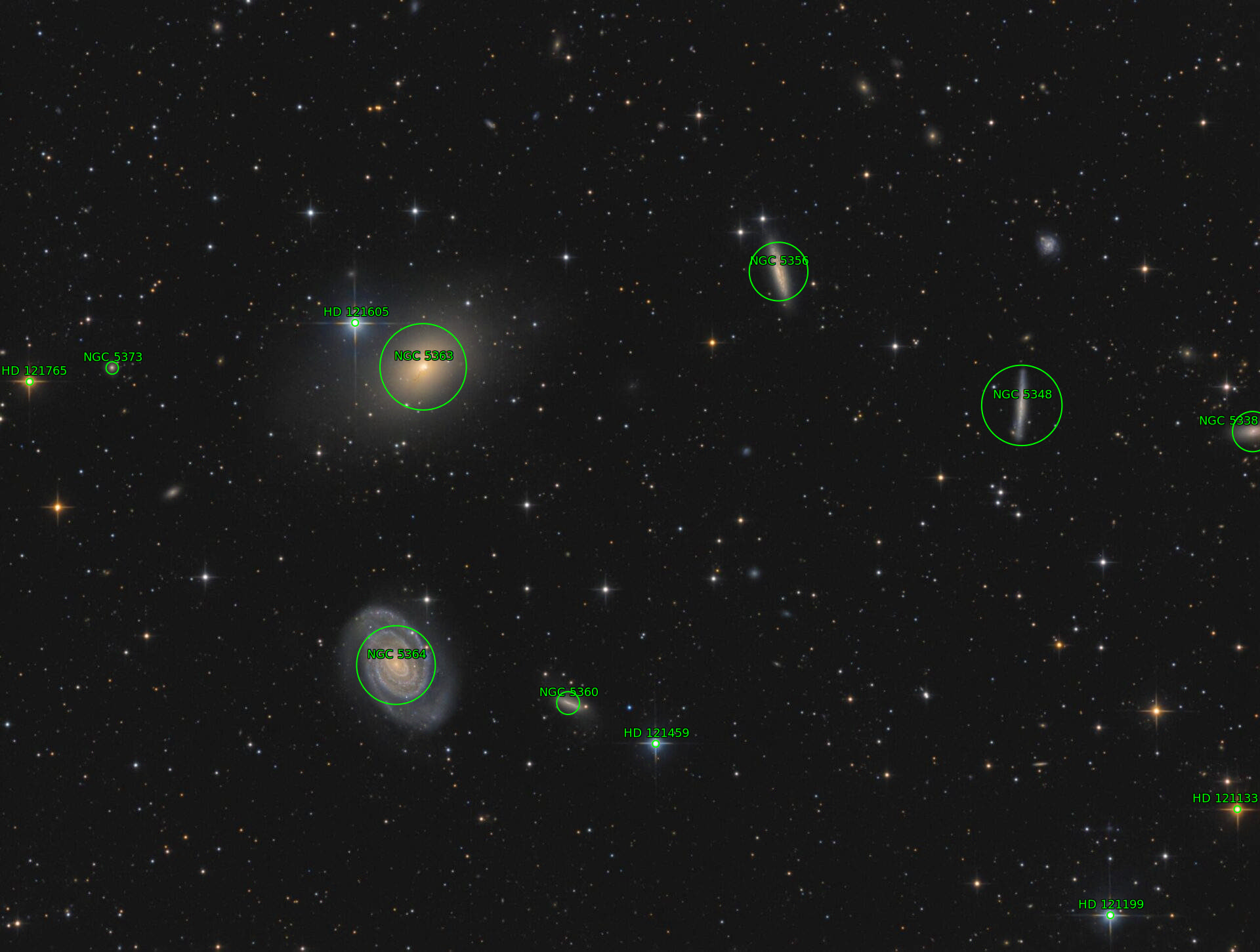 Sternkarten-Overlay (Astrometry.net)