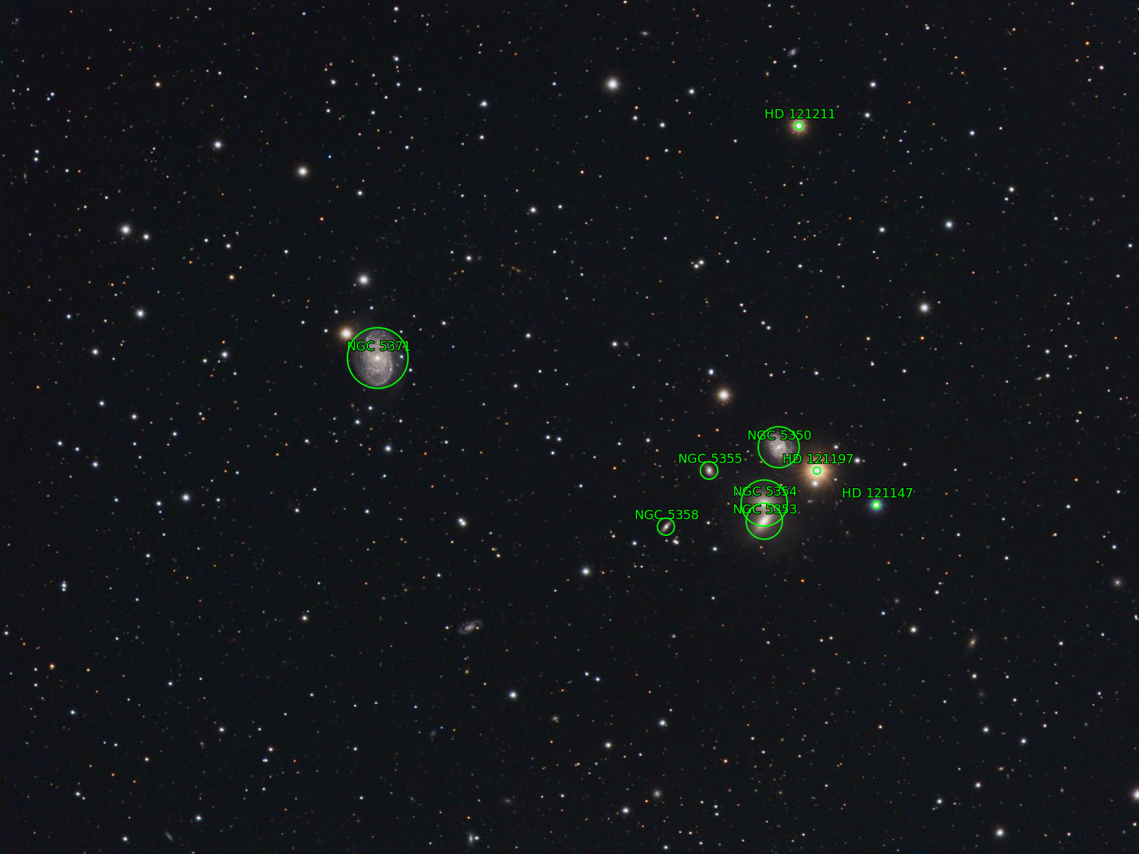 Sternkarten-Overlay (Astrometry.net)