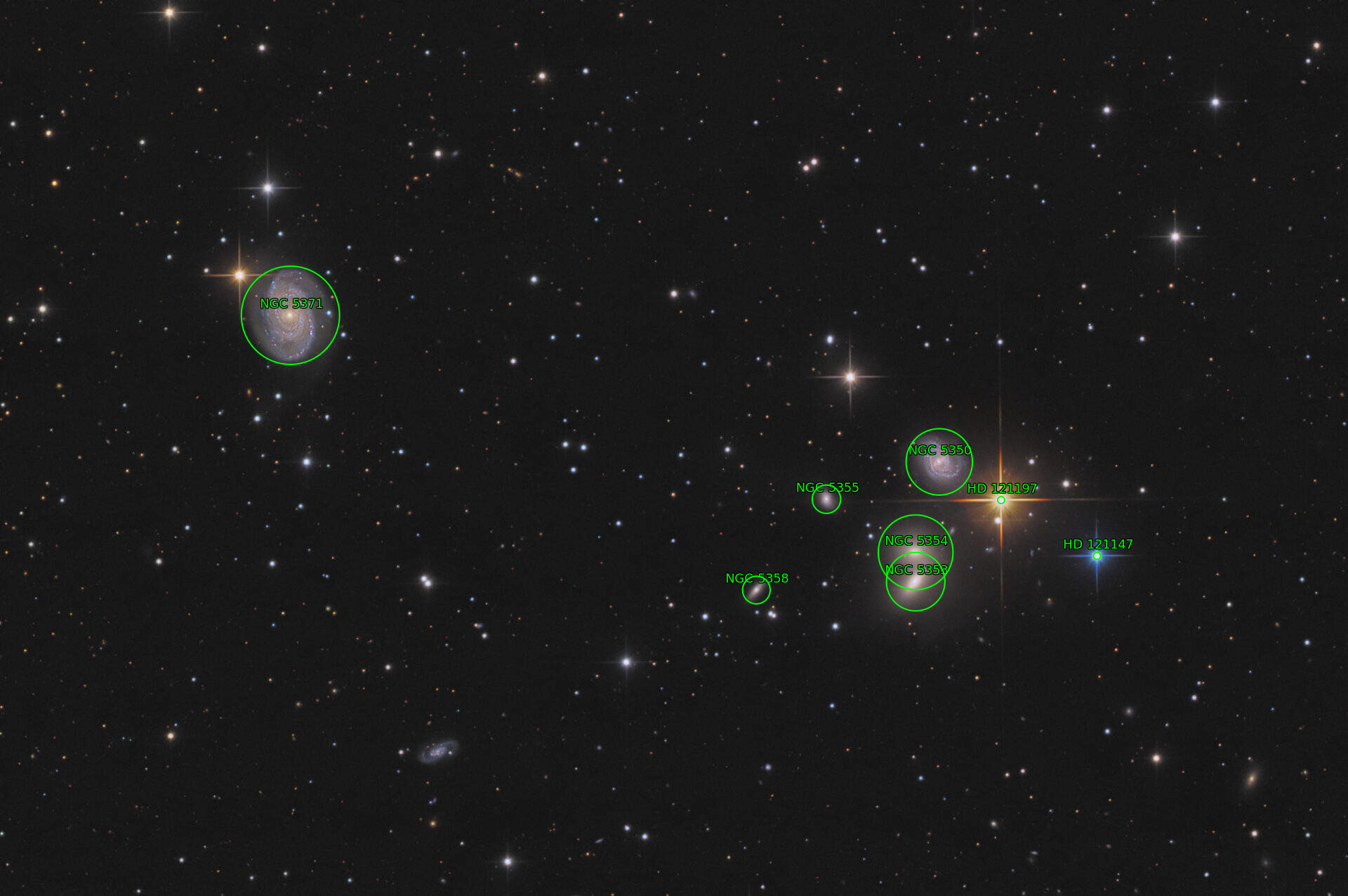 Sternkarten-Overlay (Astrometry.net)