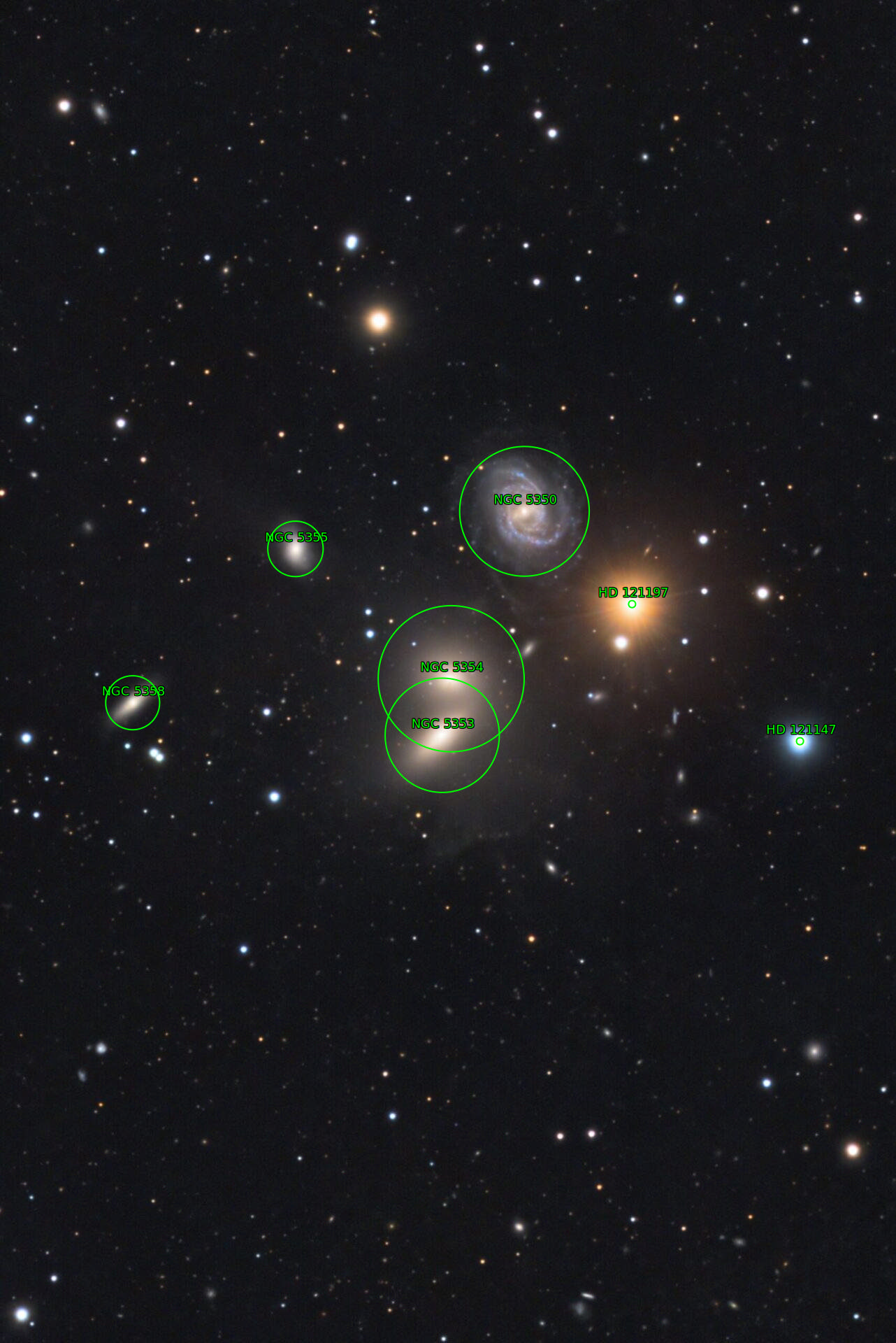 Sternkarten-Overlay (Astrometry.net)