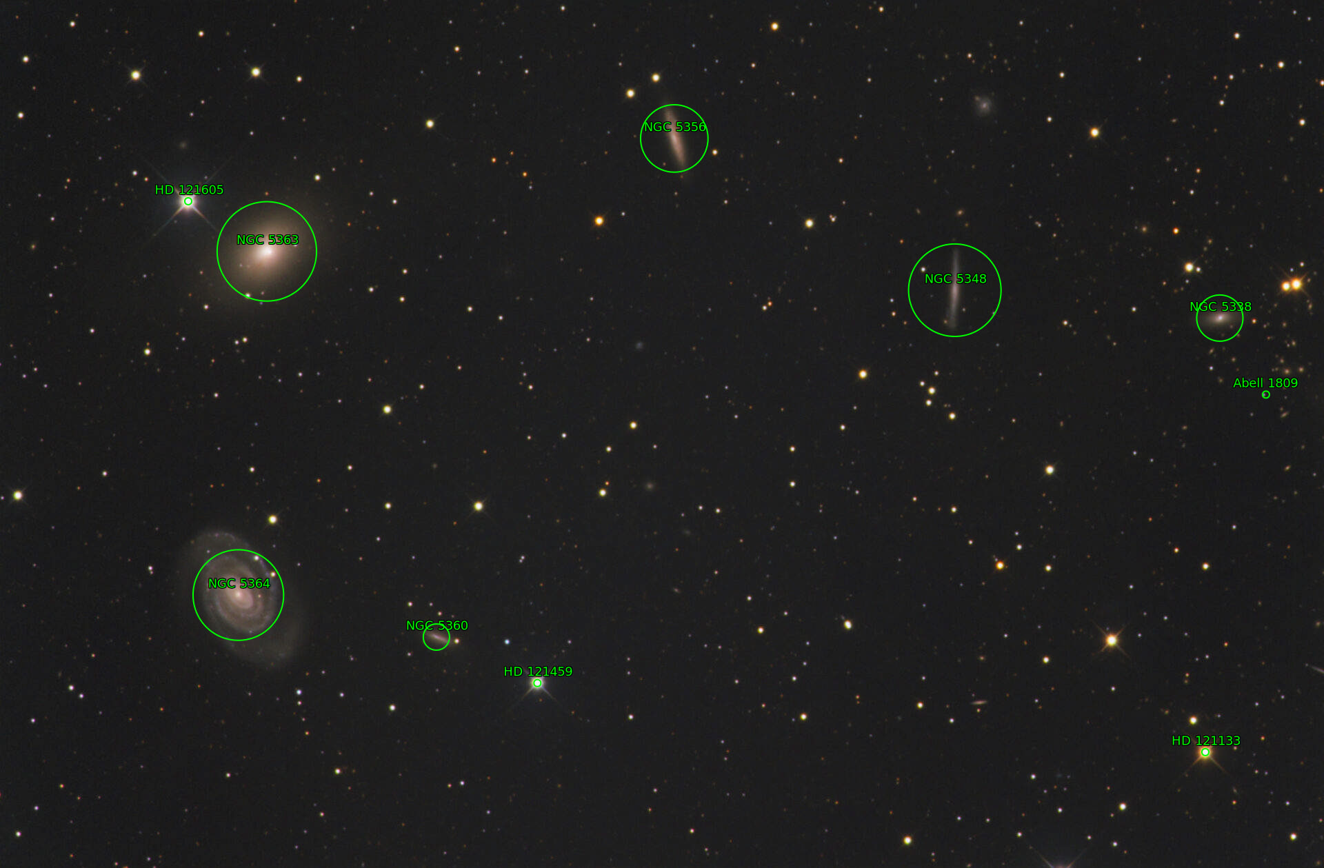 Sternkarten-Overlay (Astrometry.net)
