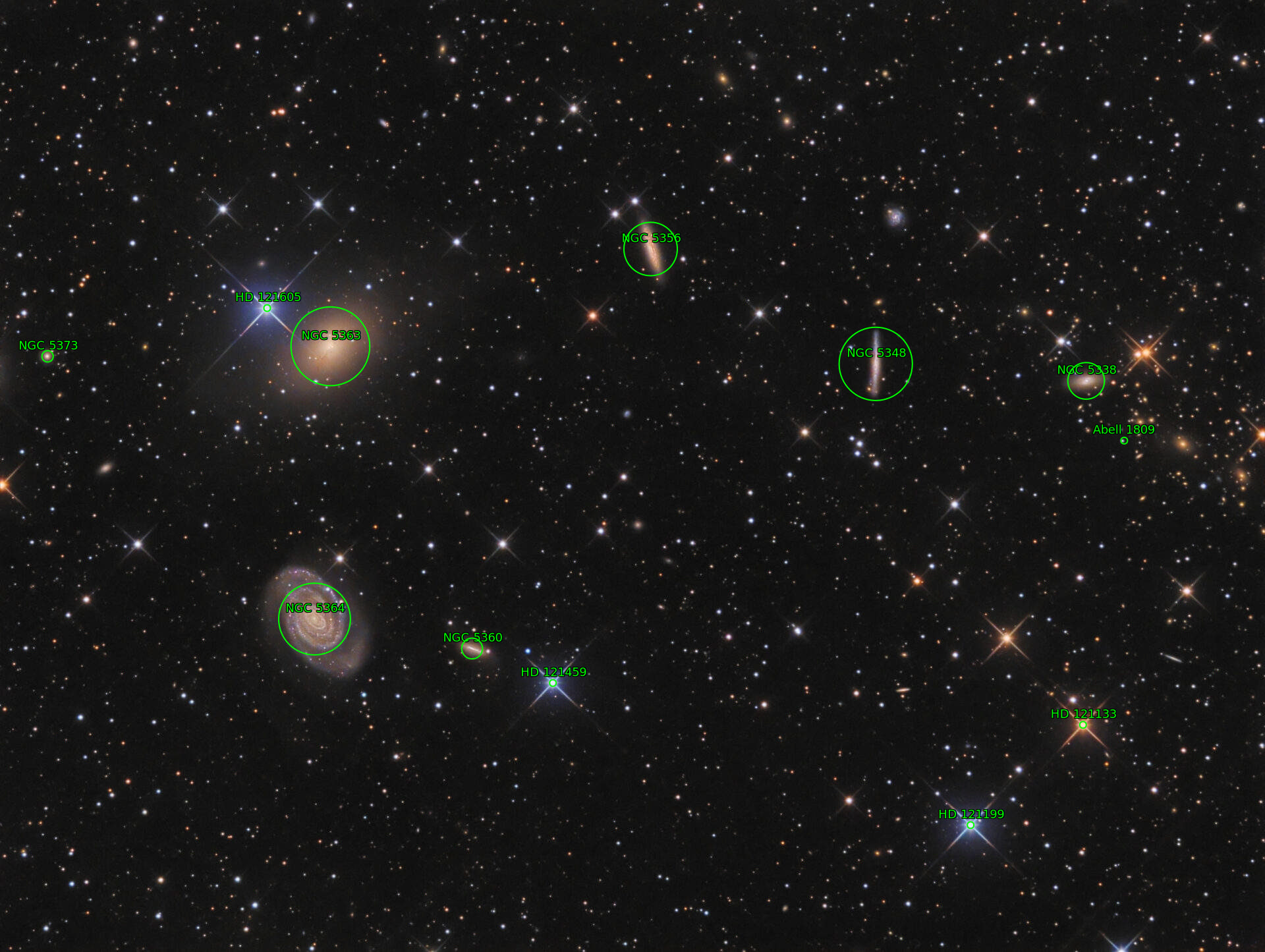 Sternkarten-Overlay (Astrometry.net)