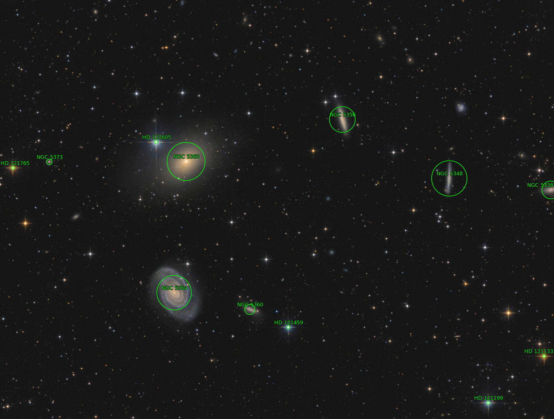 Sternkarten-Overlay (Astrometry.net)