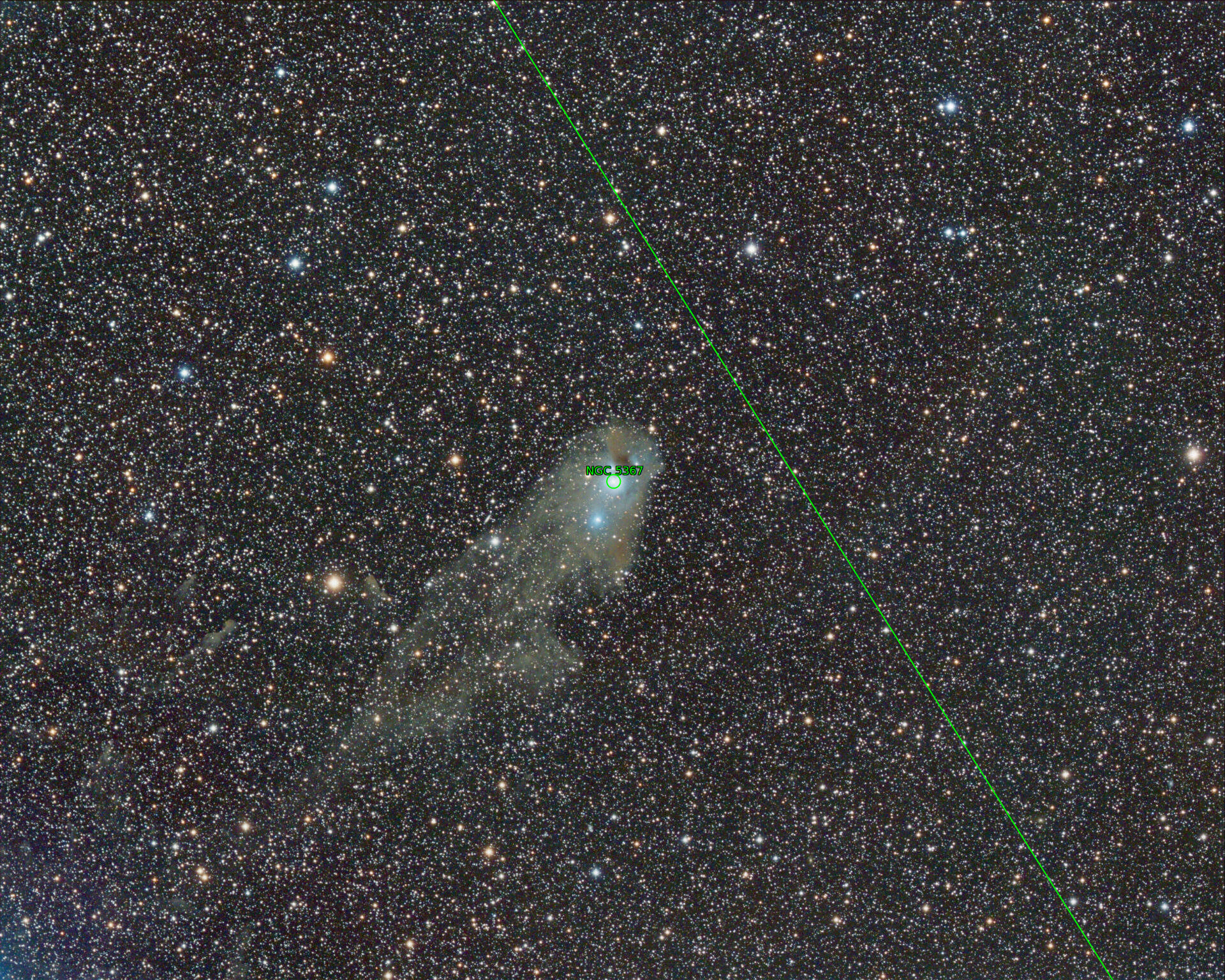 Sternkarten-Overlay (Astrometry.net)