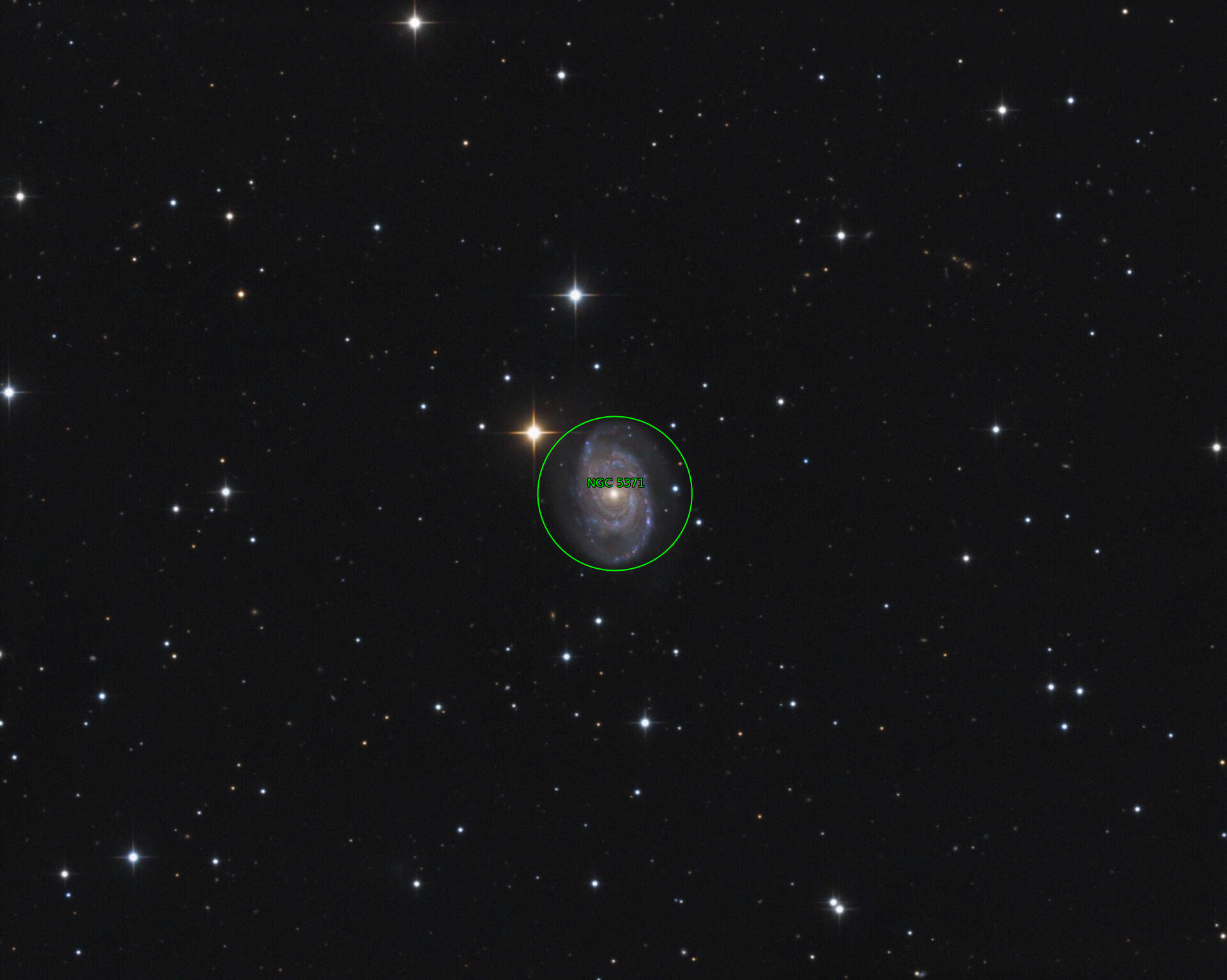 Sternkarten-Overlay (Astrometry.net)