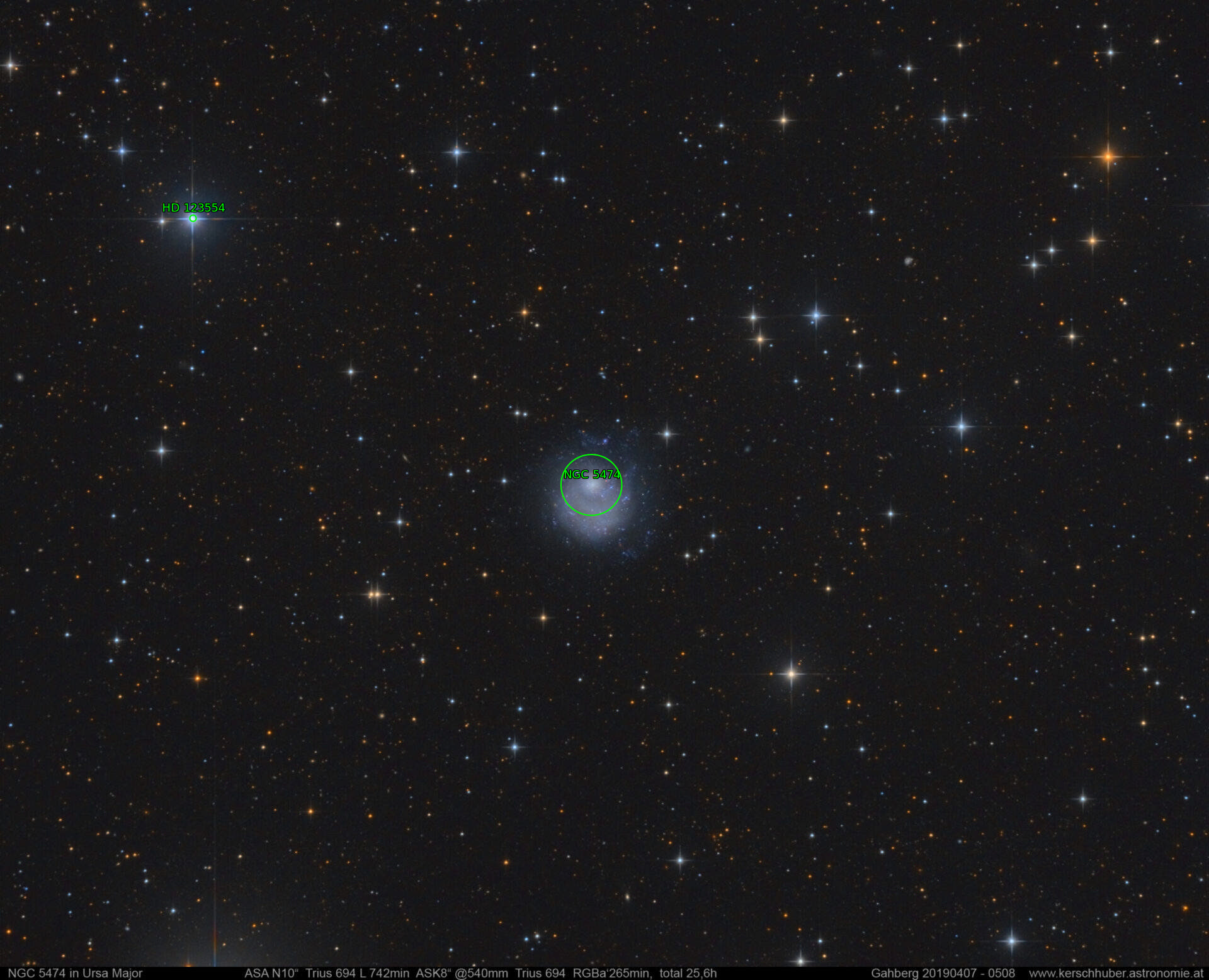 Sternkarten-Overlay (Astrometry.net)