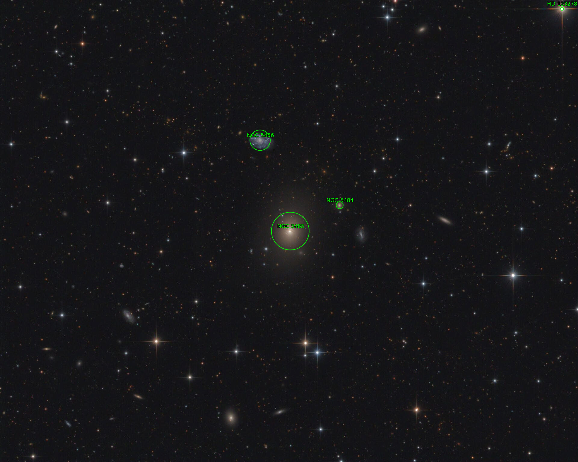 Sternkarten-Overlay (Astrometry.net)