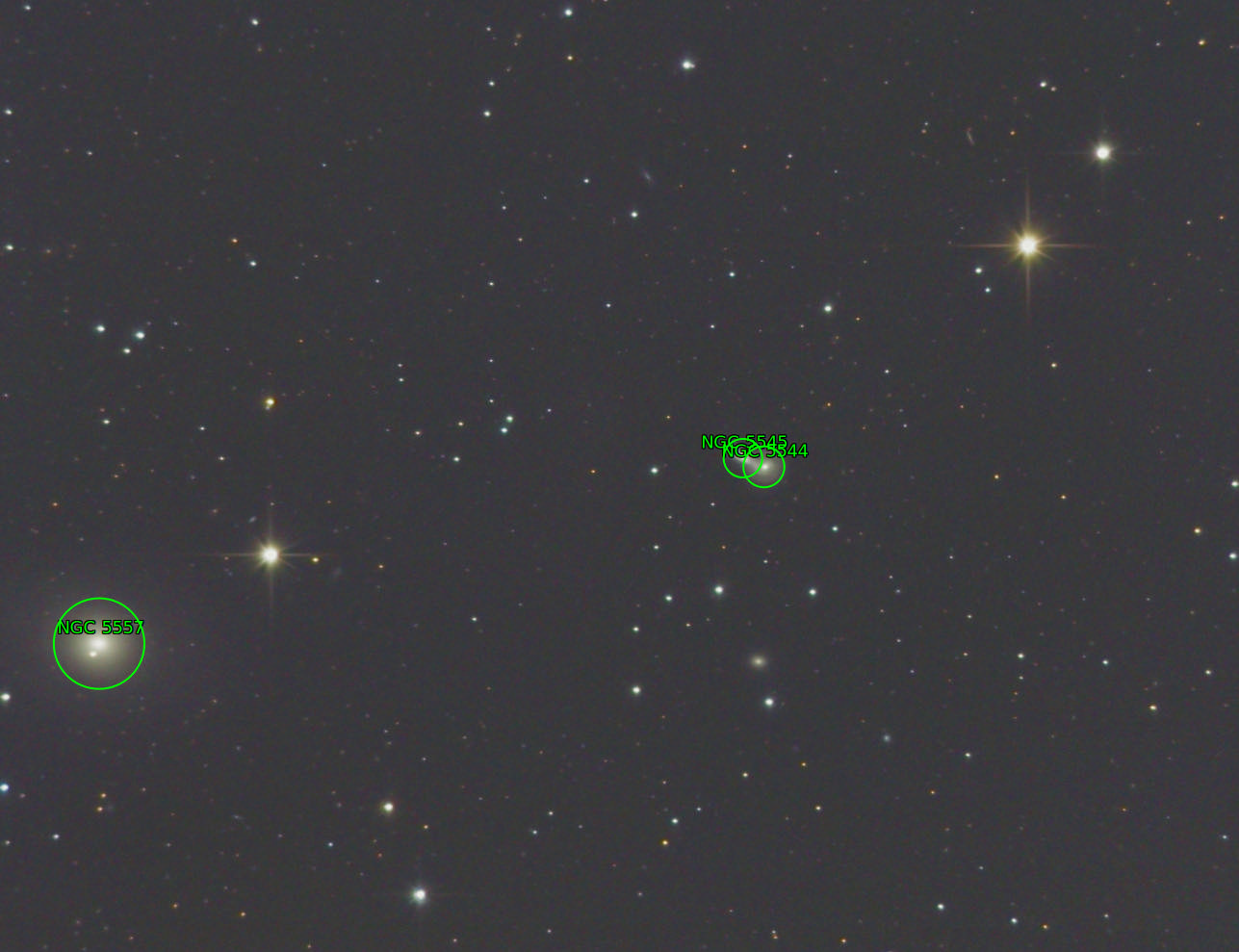 Sternkarten-Overlay (Astrometry.net)