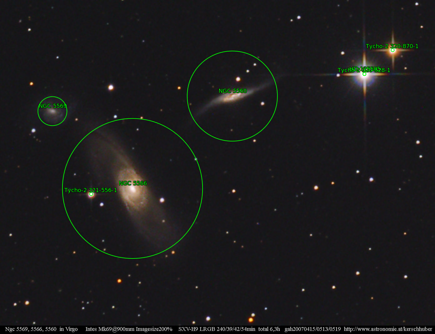 Sternkarten-Overlay (Astrometry.net)