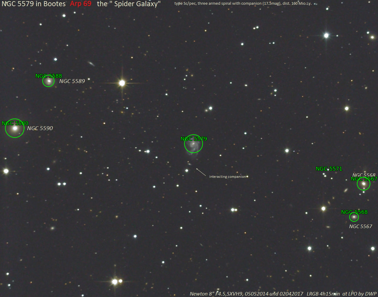 Sternkarten-Overlay (Astrometry.net)