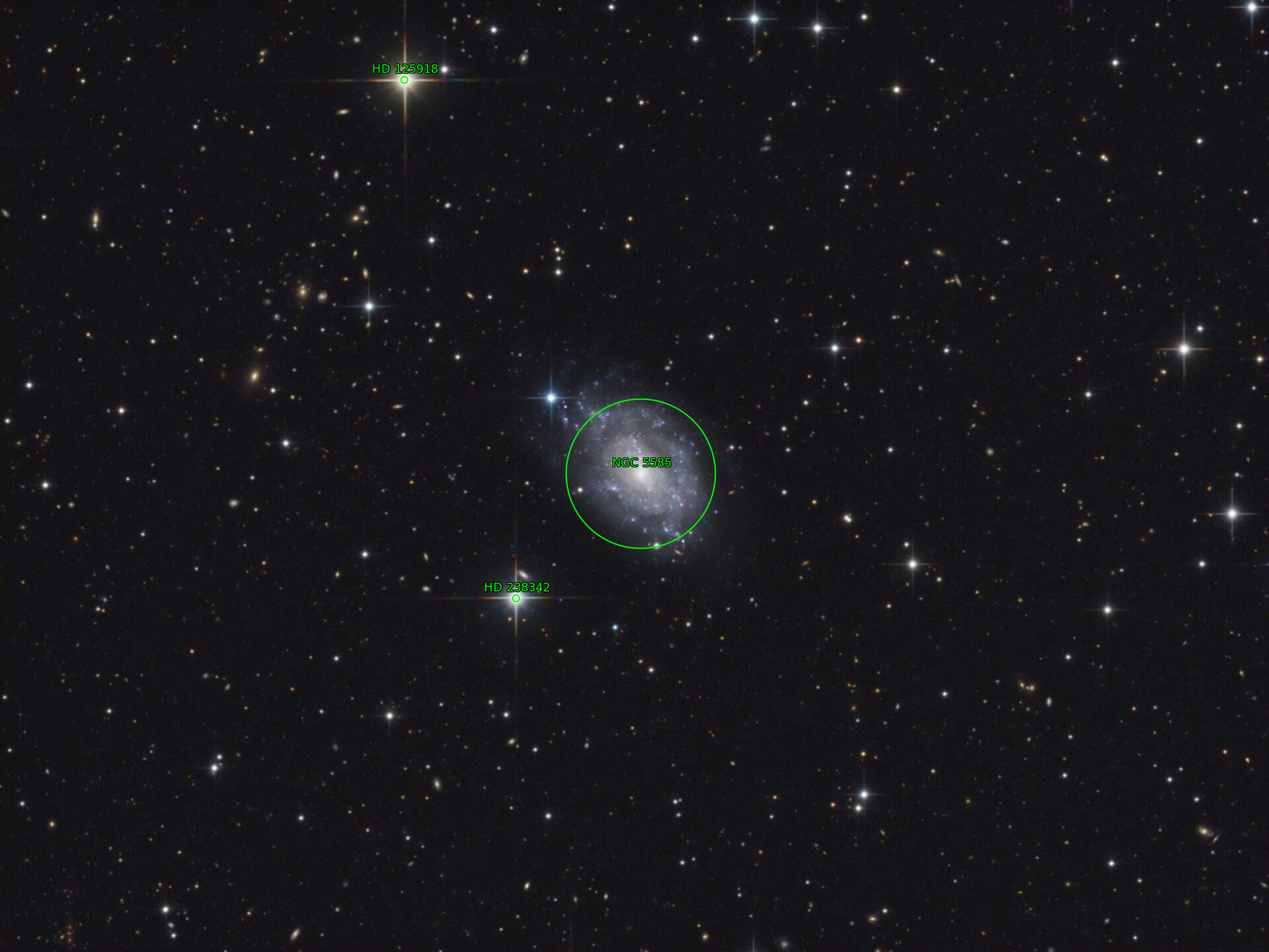 Sternkarten-Overlay (Astrometry.net)