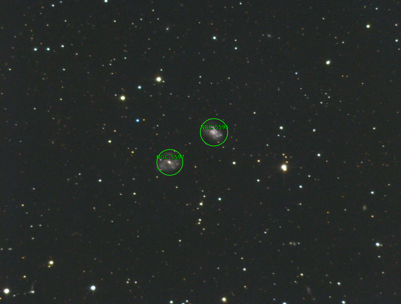 Sternkarten-Overlay (Astrometry.net)