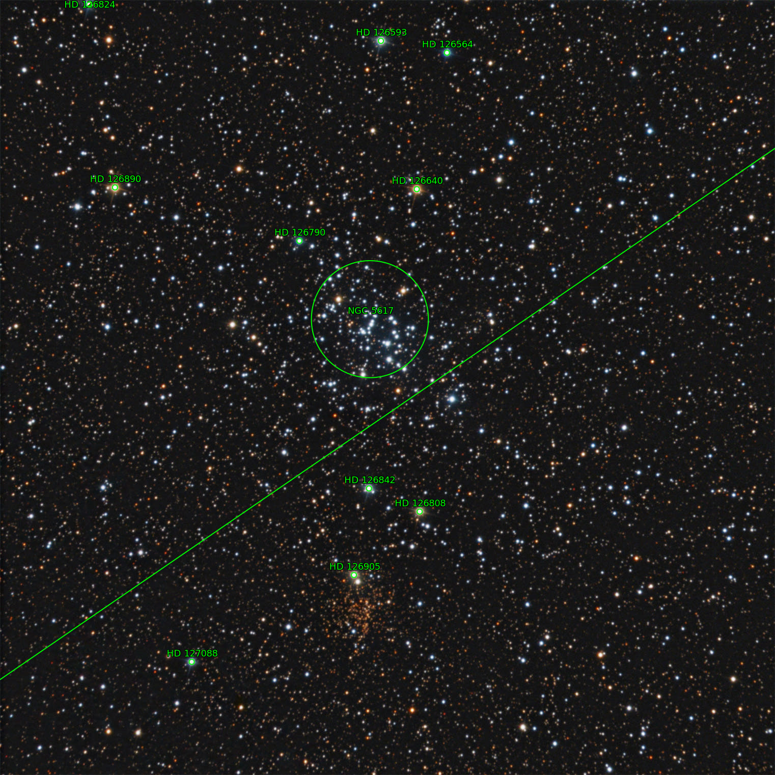 Sternkarten-Overlay (Astrometry.net)