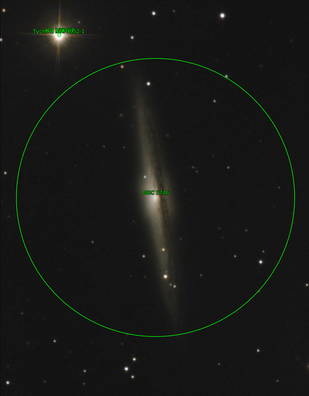 Sternkarten-Overlay (Astrometry.net)