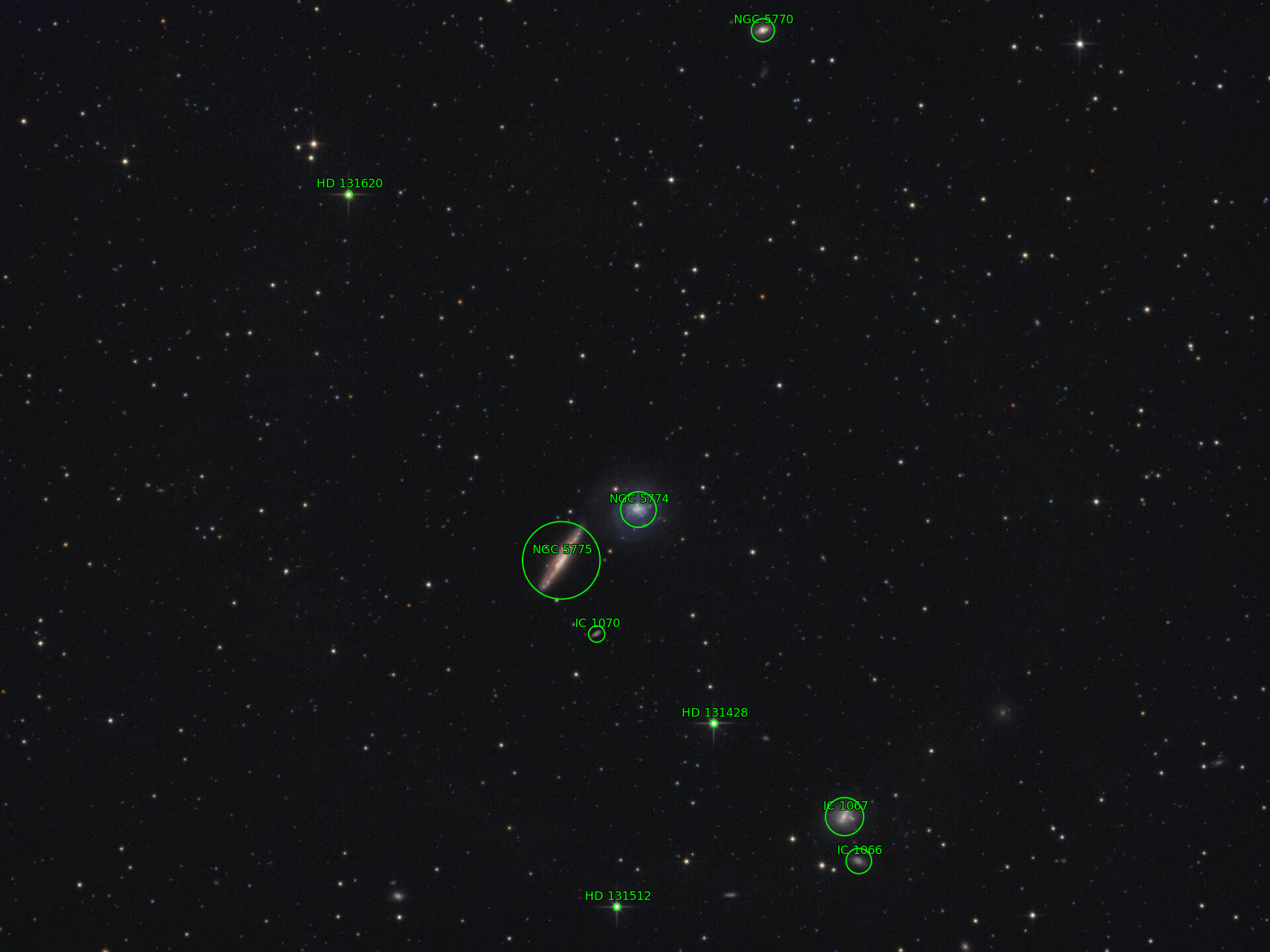 Sternkarten-Overlay (Astrometry.net)