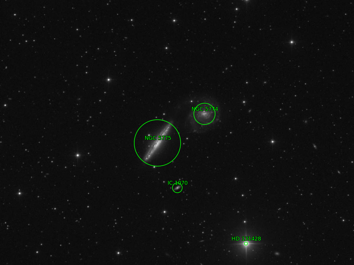 Sternkarten-Overlay (Astrometry.net)