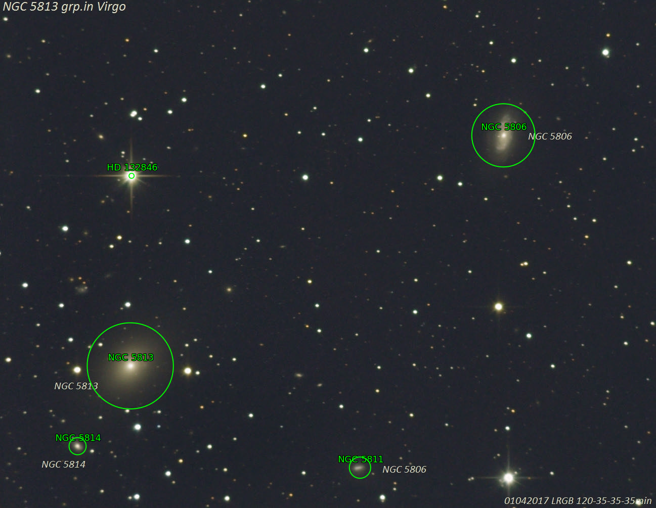 Sternkarten-Overlay (Astrometry.net)
