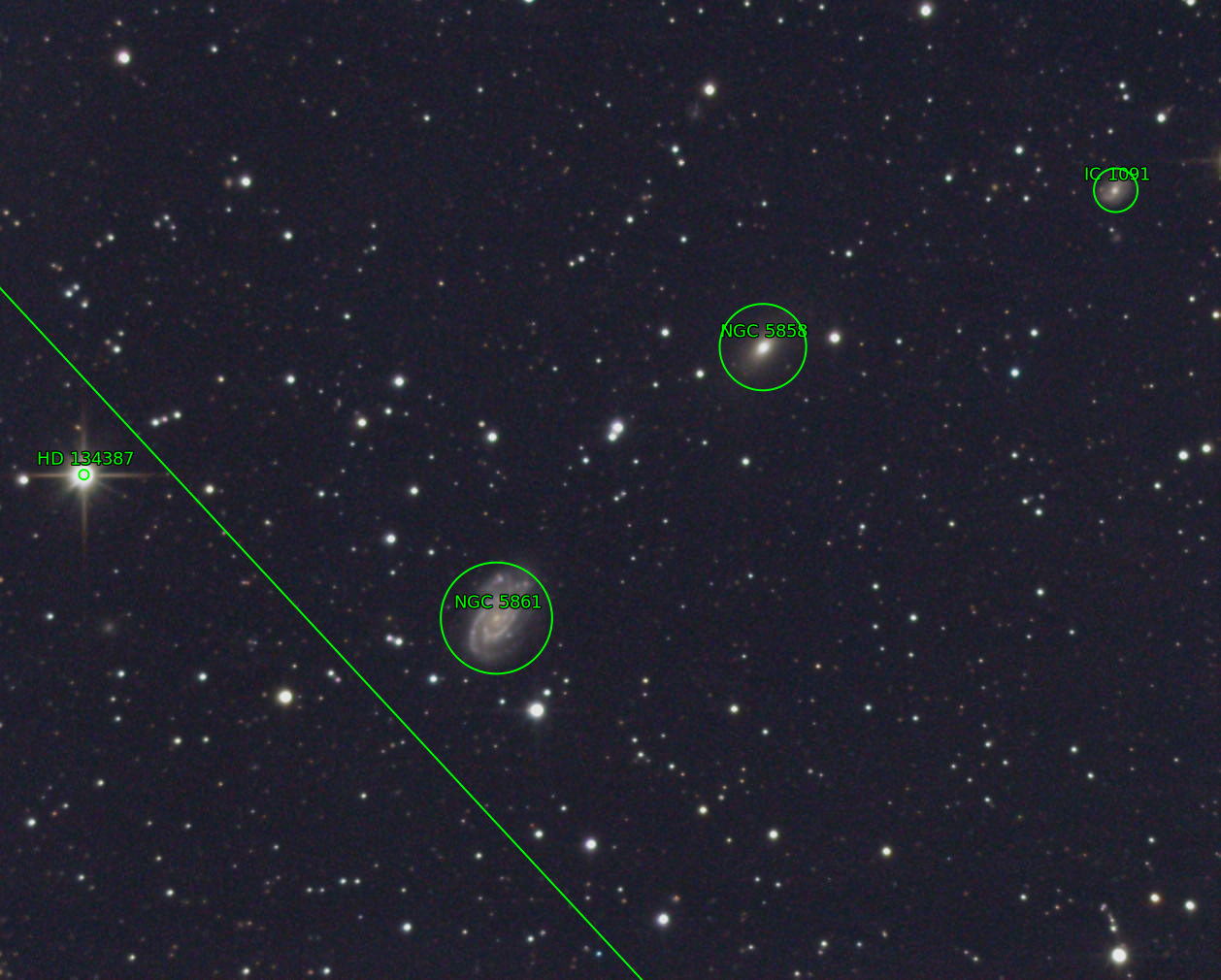 Sternkarten-Overlay (Astrometry.net)